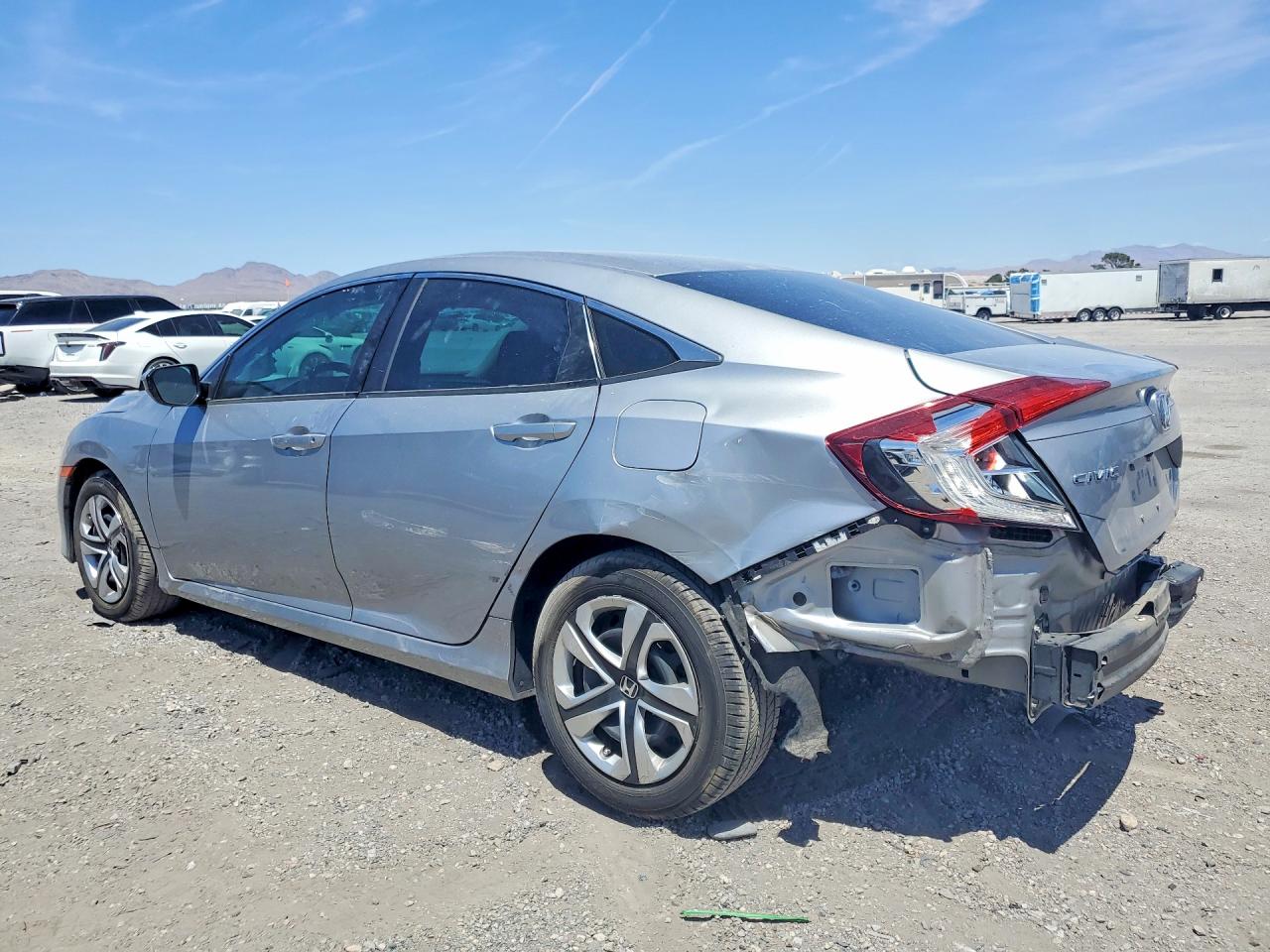 2016 Honda Civic Lx Silver vin: 2HGFC2F58GH572196