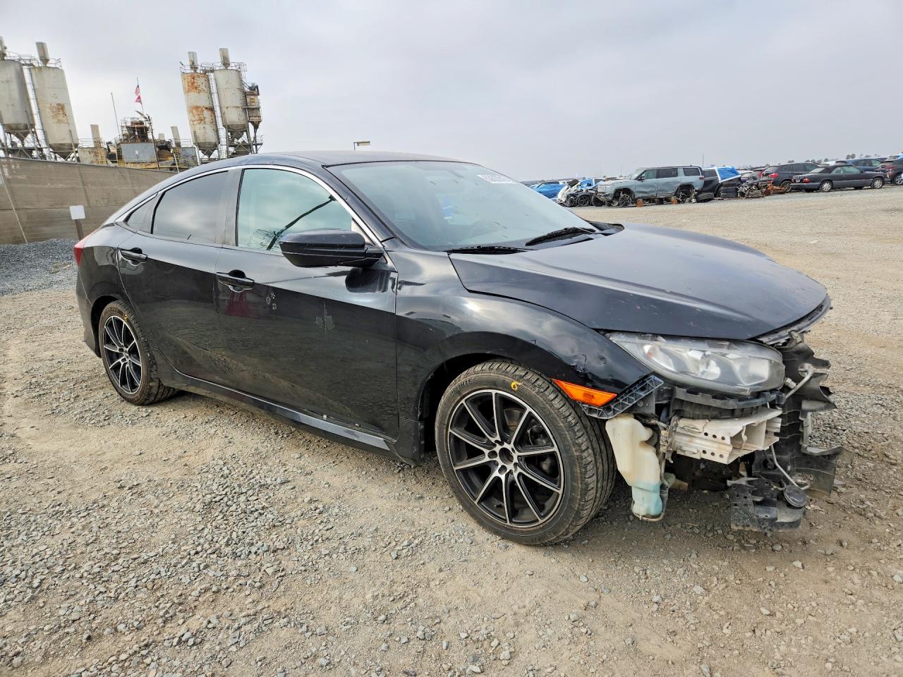 2017 Honda Civic Lx Black vin: 2HGFC2F58HH507379