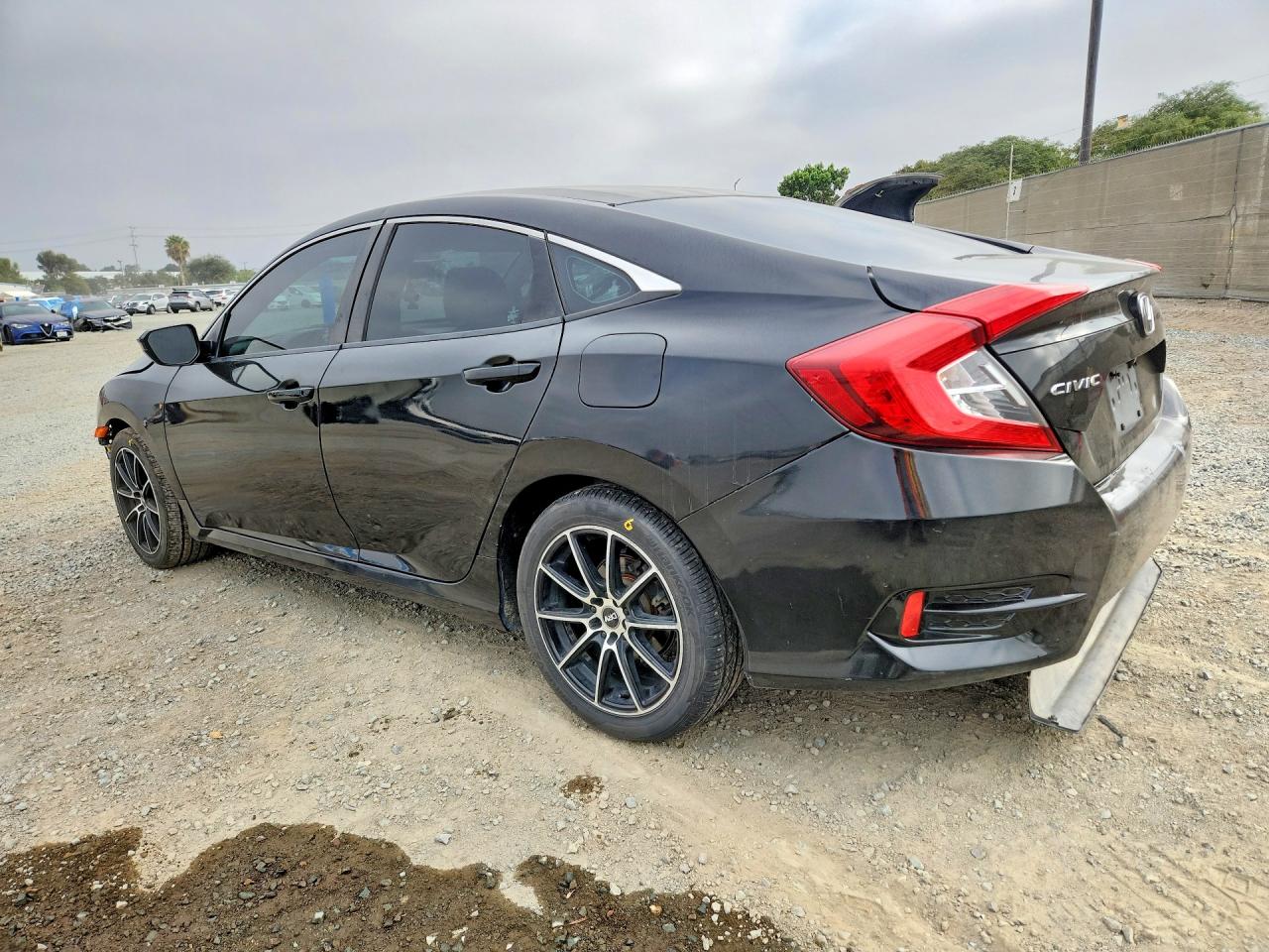 2017 Honda Civic Lx Black vin: 2HGFC2F58HH507379