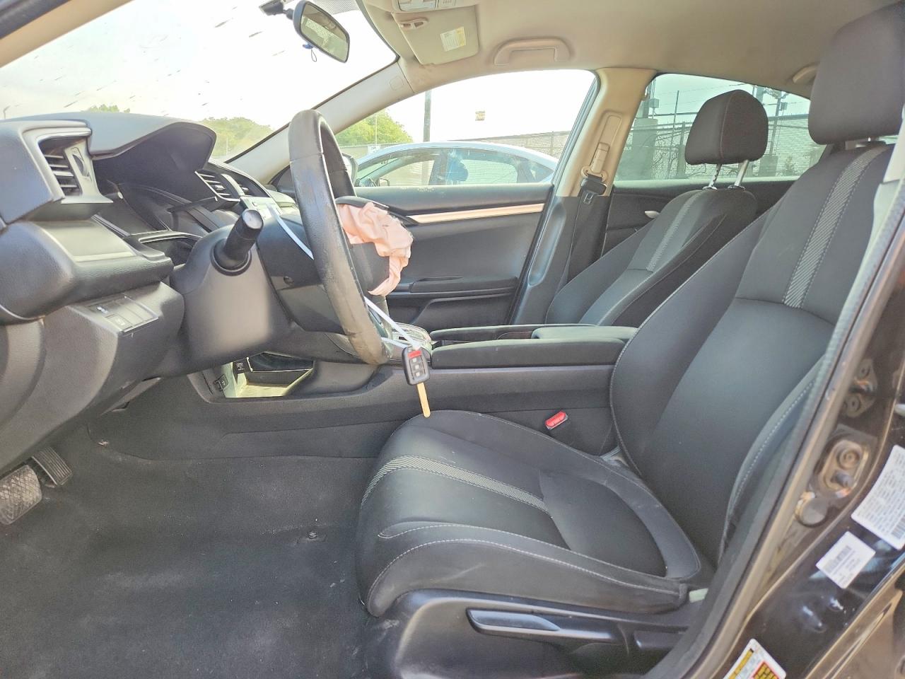 2017 Honda Civic Lx Black vin: 2HGFC2F58HH507379