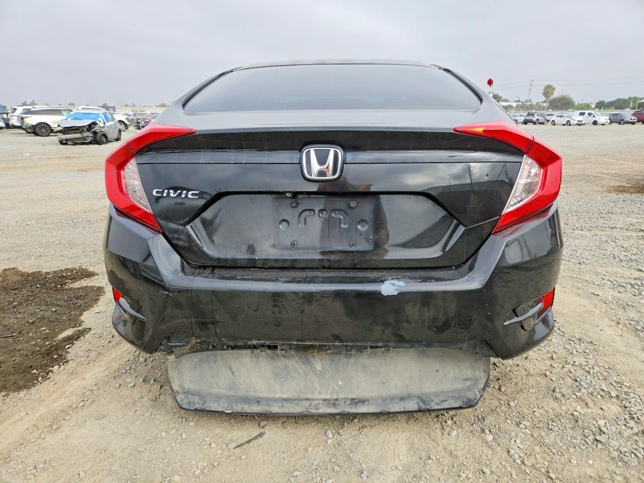 2017 Honda Civic Lx Black vin: 2HGFC2F58HH507379