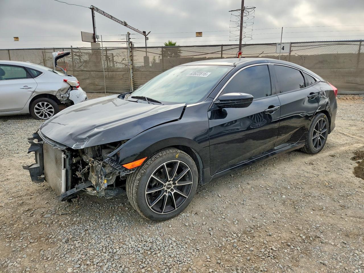 2017 Honda Civic Lx Black vin: 2HGFC2F58HH507379