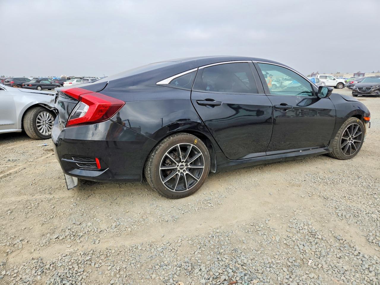 2017 Honda Civic Lx Black vin: 2HGFC2F58HH507379