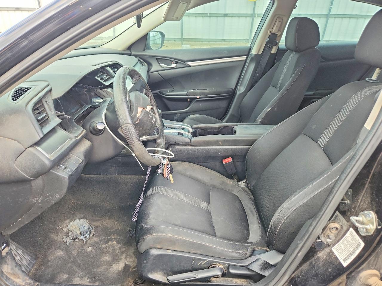 2018 Honda Civic Lx Black vin: 2HGFC2F58JH598658