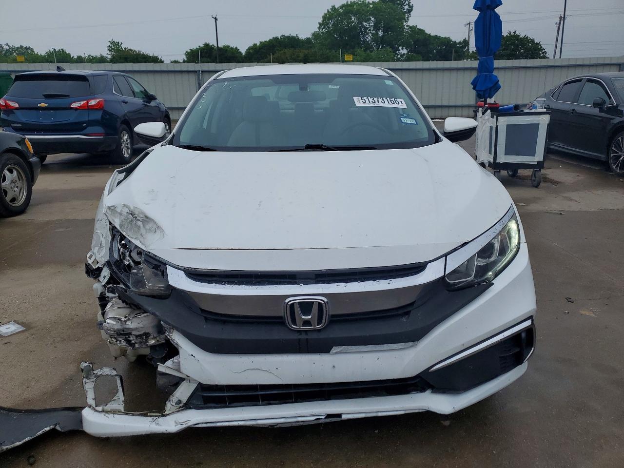 2018 Honda Civic Lx White vin: 2HGFC2F58JH603227