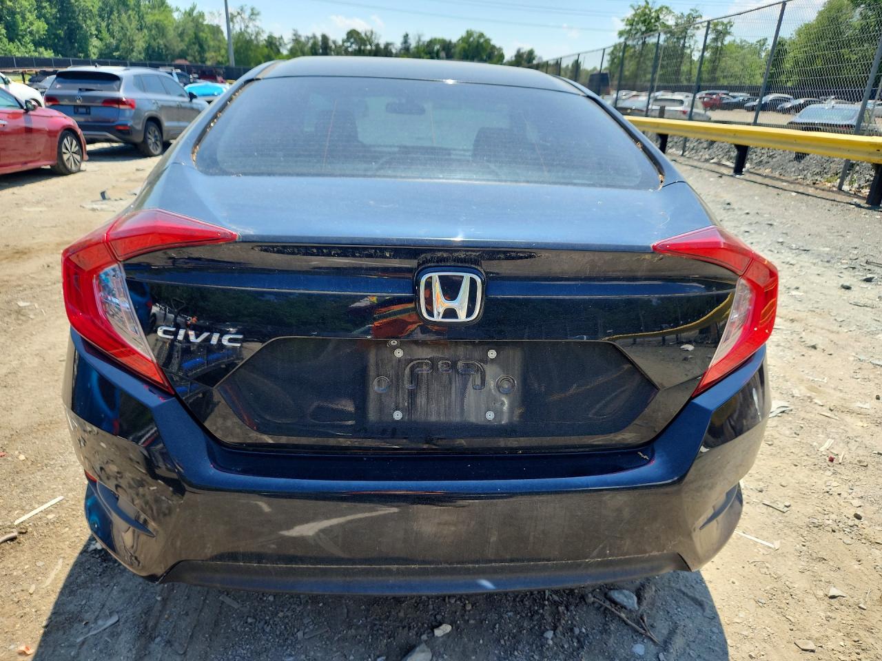 2016 Honda Civic Lx Black vin: 2HGFC2F59GH512332