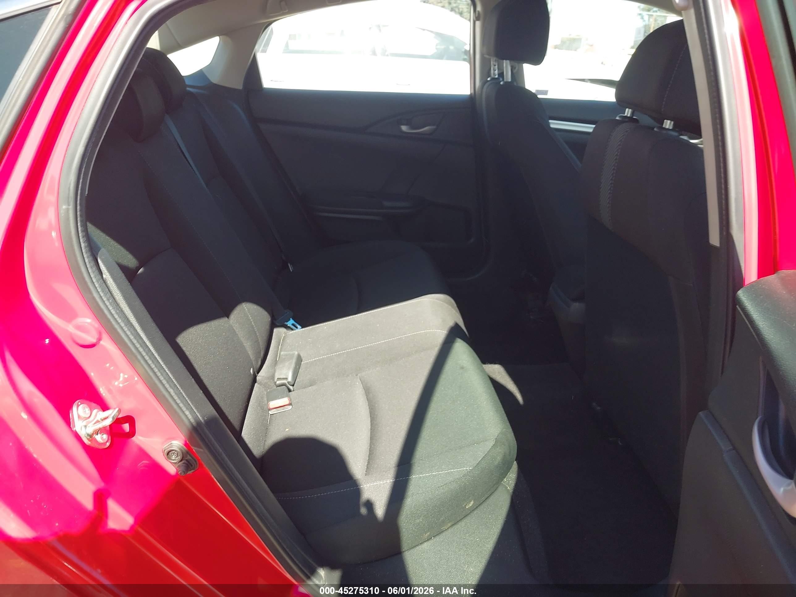 2016 Honda Civic Lx Red vin: 2HGFC2F59GH540776