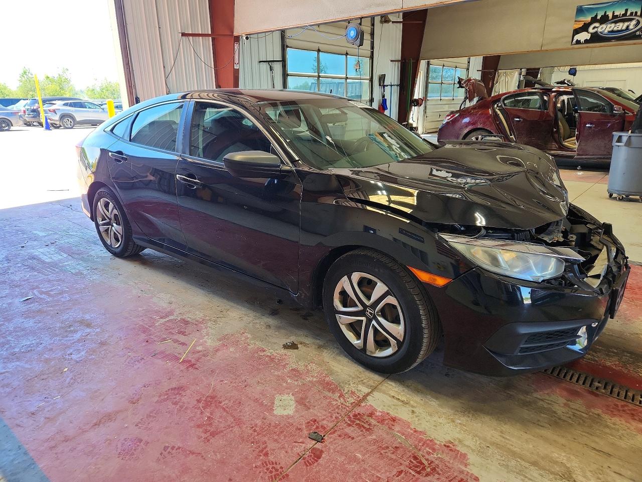 2016 Honda Civic Lx Black vin: 2HGFC2F59GH543385