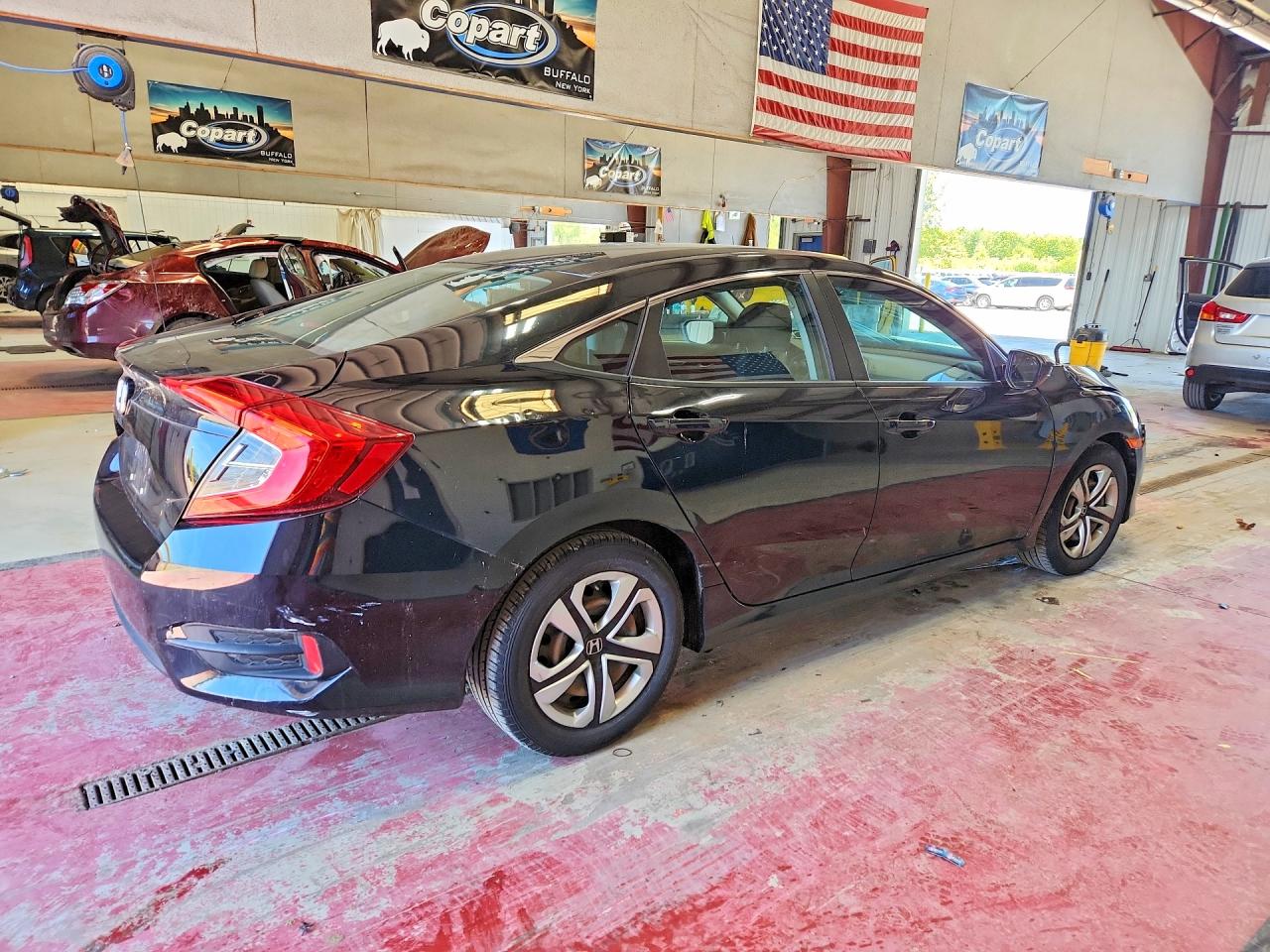 2016 Honda Civic Lx Black vin: 2HGFC2F59GH543385
