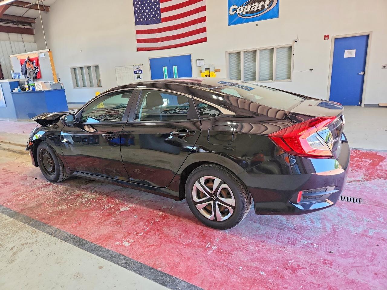 2016 Honda Civic Lx Black vin: 2HGFC2F59GH543385