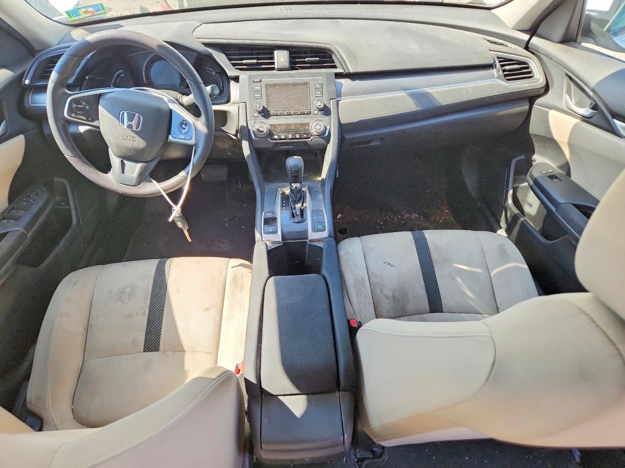 2017 Honda Civic Lx White vin: 2HGFC2F59HH565128