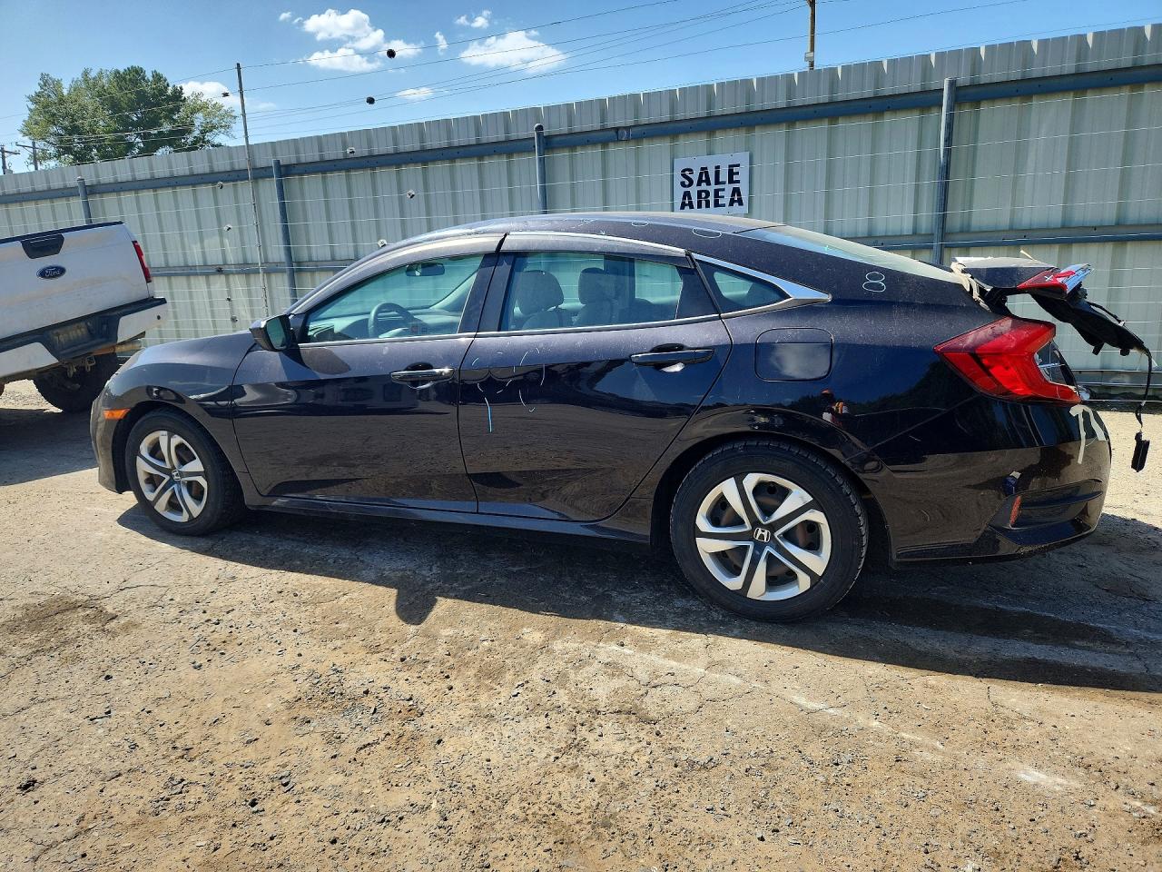 2017 Honda Civic Lx Black vin: 2HGFC2F59HH570202