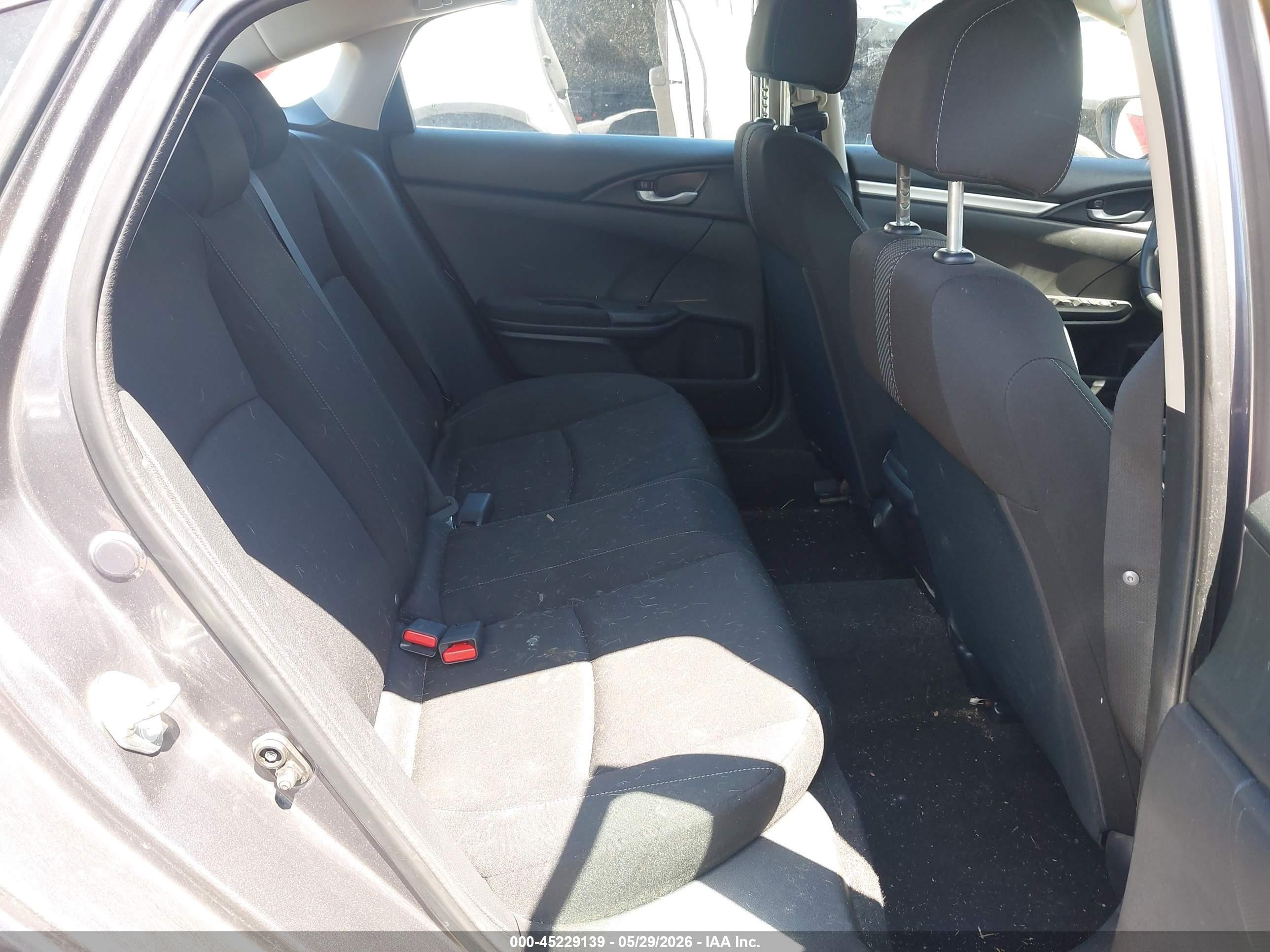 2018 Honda Civic Lx Gray vin: 2HGFC2F59JH501788