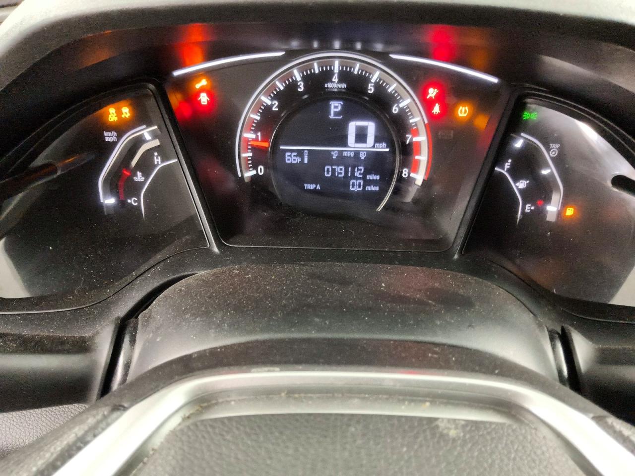 2018 Honda Civic Lx Gray vin: 2HGFC2F59JH587622
