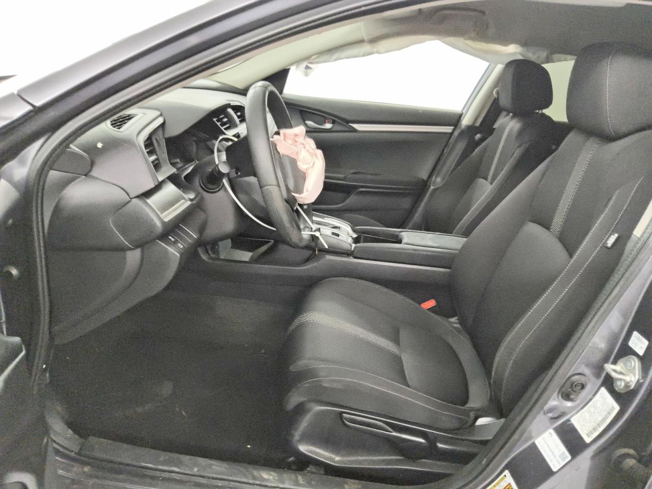 2018 Honda Civic Lx Gray vin: 2HGFC2F59JH587622