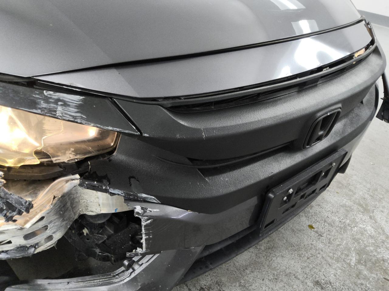 2018 Honda Civic Lx Gray vin: 2HGFC2F59JH587622 Damage: Grille, Broken, Replacement Required