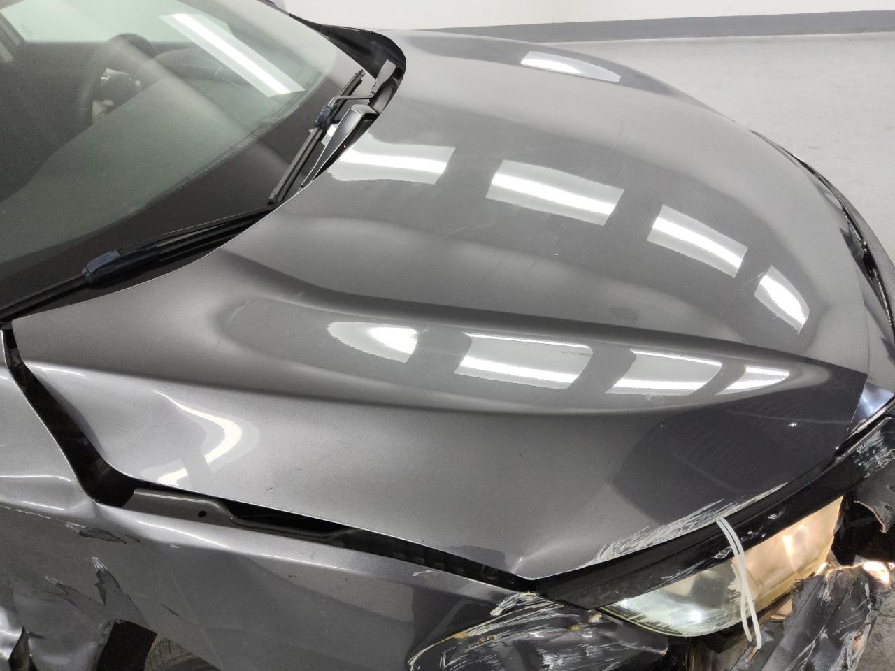 2018 Honda Civic Lx Gray vin: 2HGFC2F59JH587622 Damage: Hood, Dent(S) W/ Paint Dmg, 5 To 6 Inches