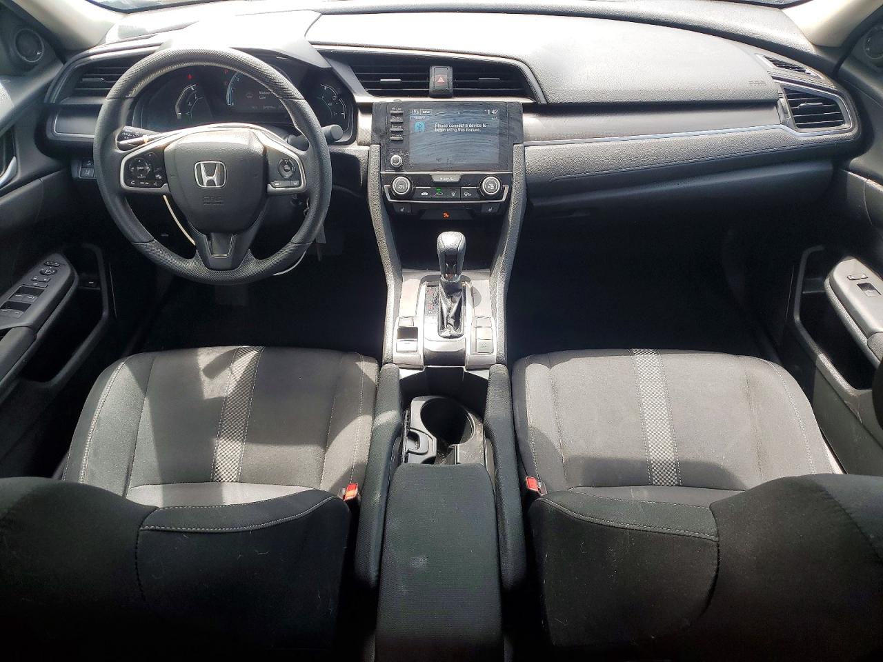 2021 Honda Civic Lx White vin: 2HGFC2F59MH017107