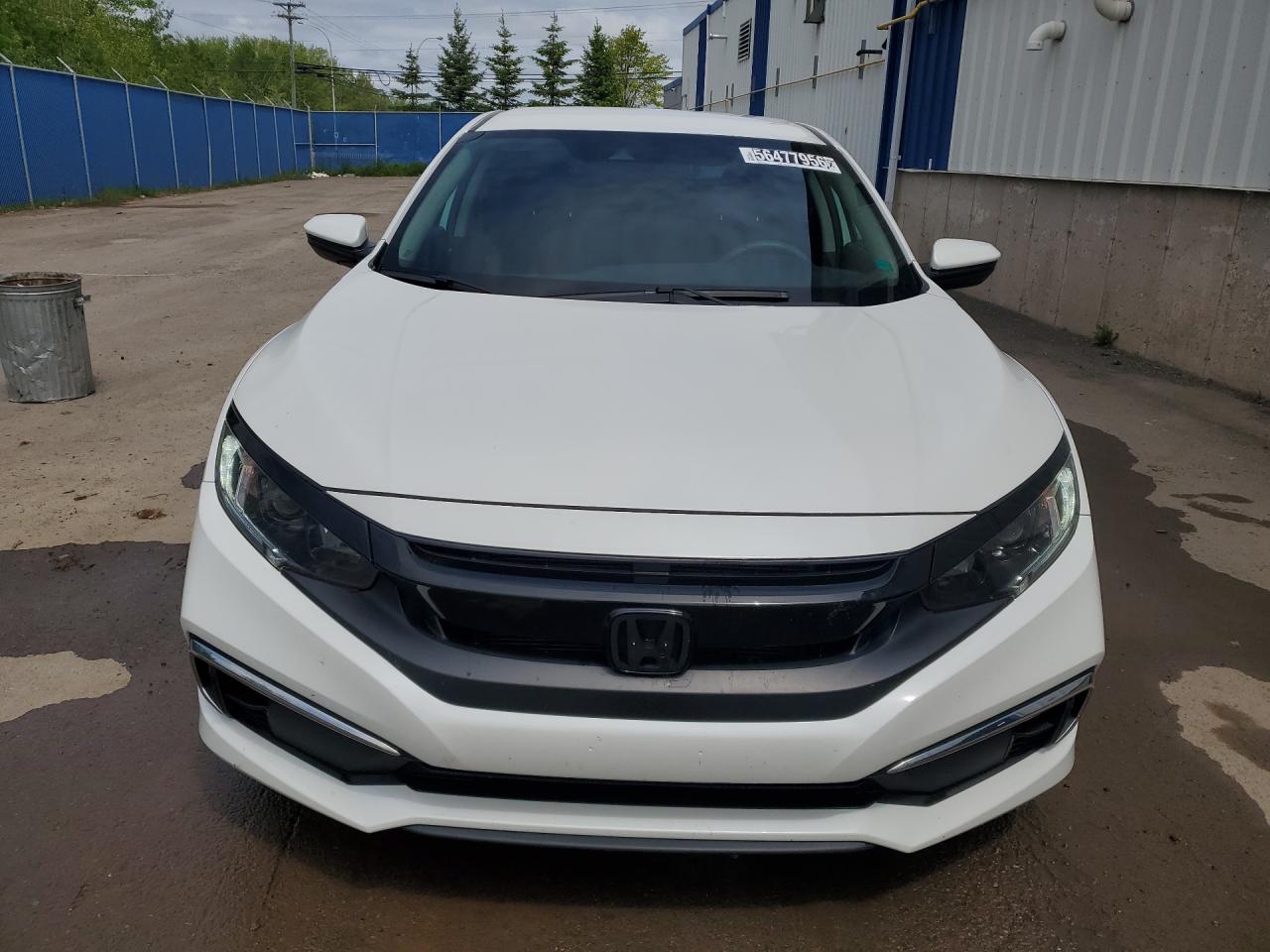 2021 Honda Civic Lx White vin: 2HGFC2F59MH017107 Damage: Front Bumper, Chipped, 2