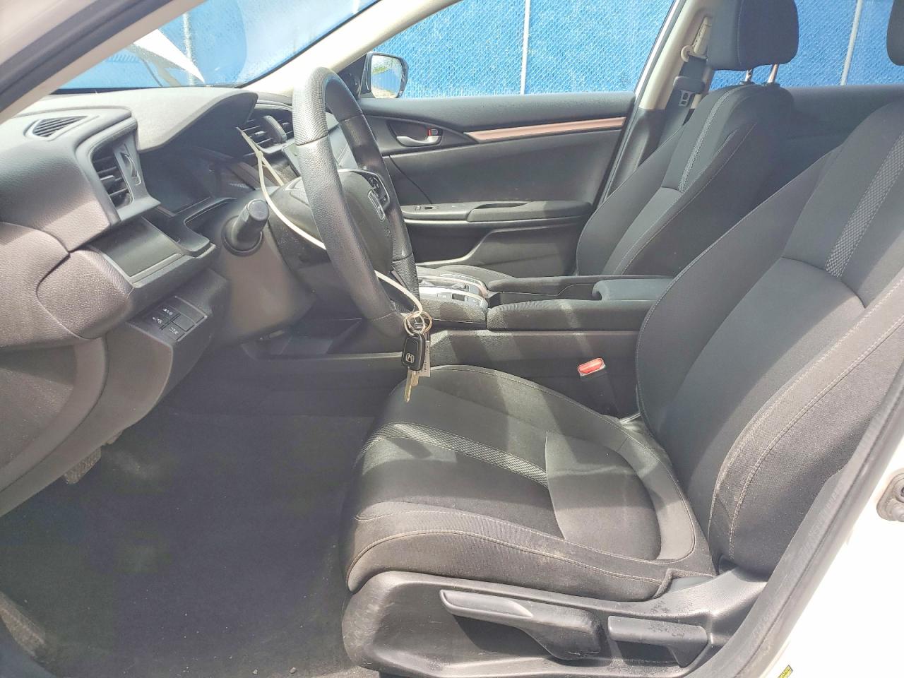 2021 Honda Civic Lx White vin: 2HGFC2F59MH017107