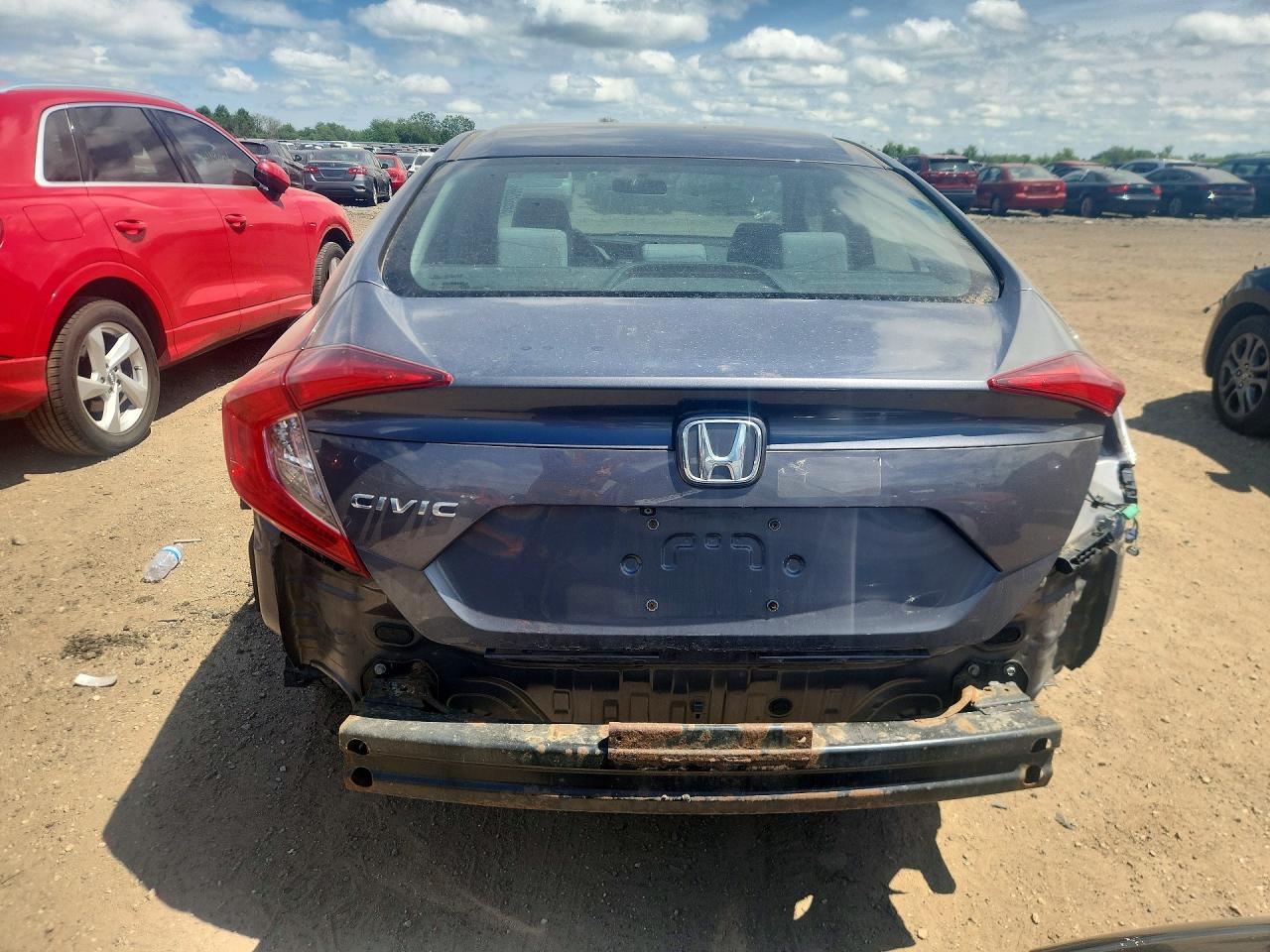 2016 Honda Civic Lx Gray vin: 2HGFC2F5XGH507270