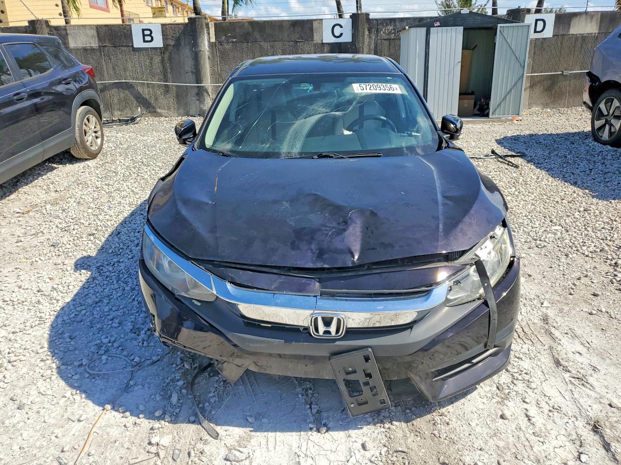 2016 Honda Civic Lx Black vin: 2HGFC2F5XGH553066