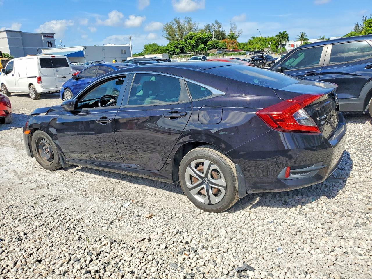 2016 Honda Civic Lx Black vin: 2HGFC2F5XGH553066