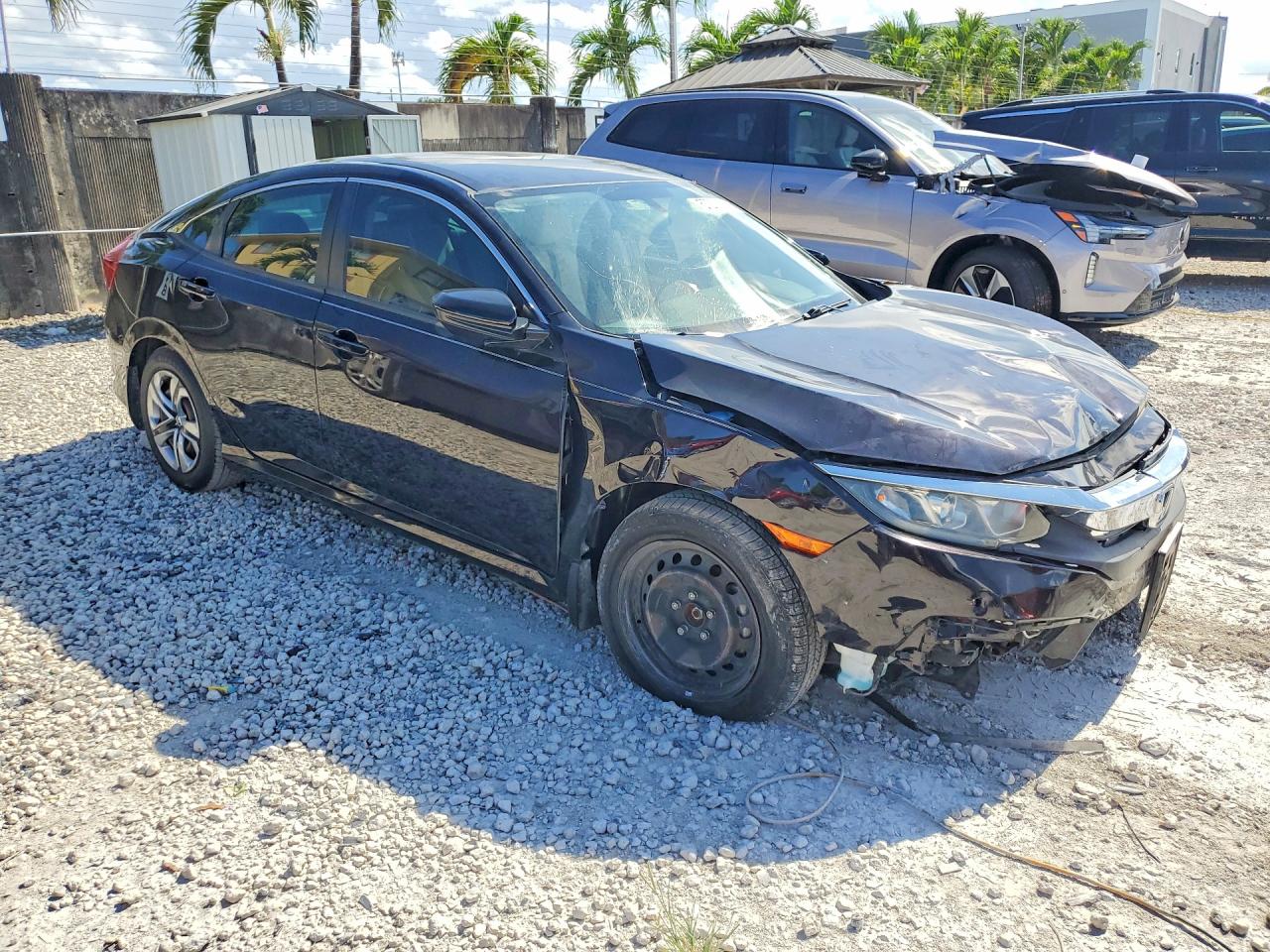 2016 Honda Civic Lx Black vin: 2HGFC2F5XGH553066