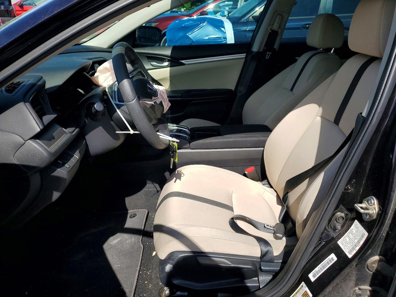 2016 Honda Civic Lx Black vin: 2HGFC2F5XGH553066