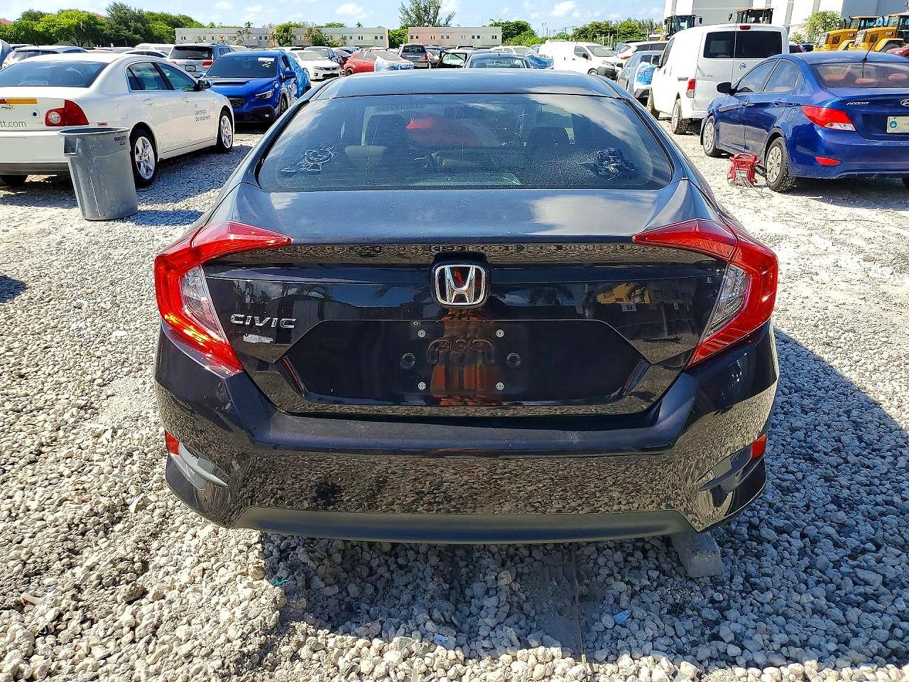 2016 Honda Civic Lx Black vin: 2HGFC2F5XGH553066