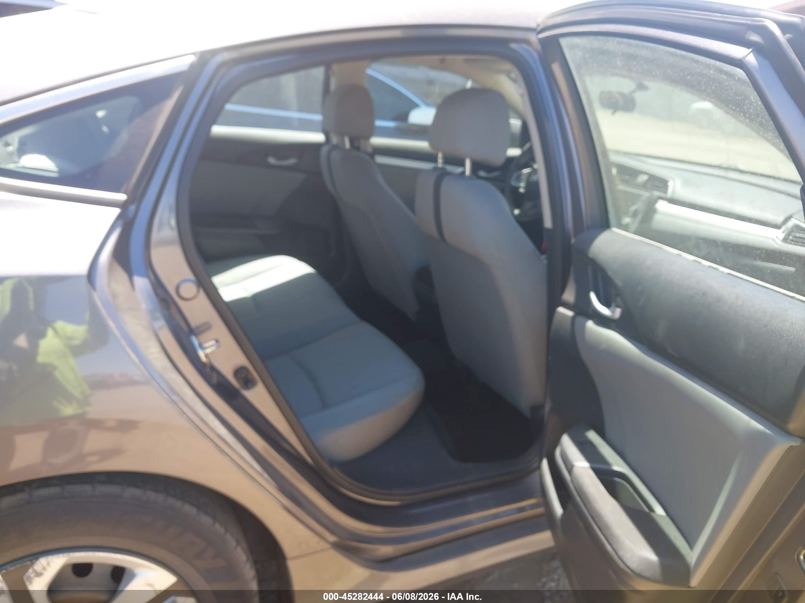 2016 Honda Civic Lx Gray vin: 2HGFC2F5XGH556615