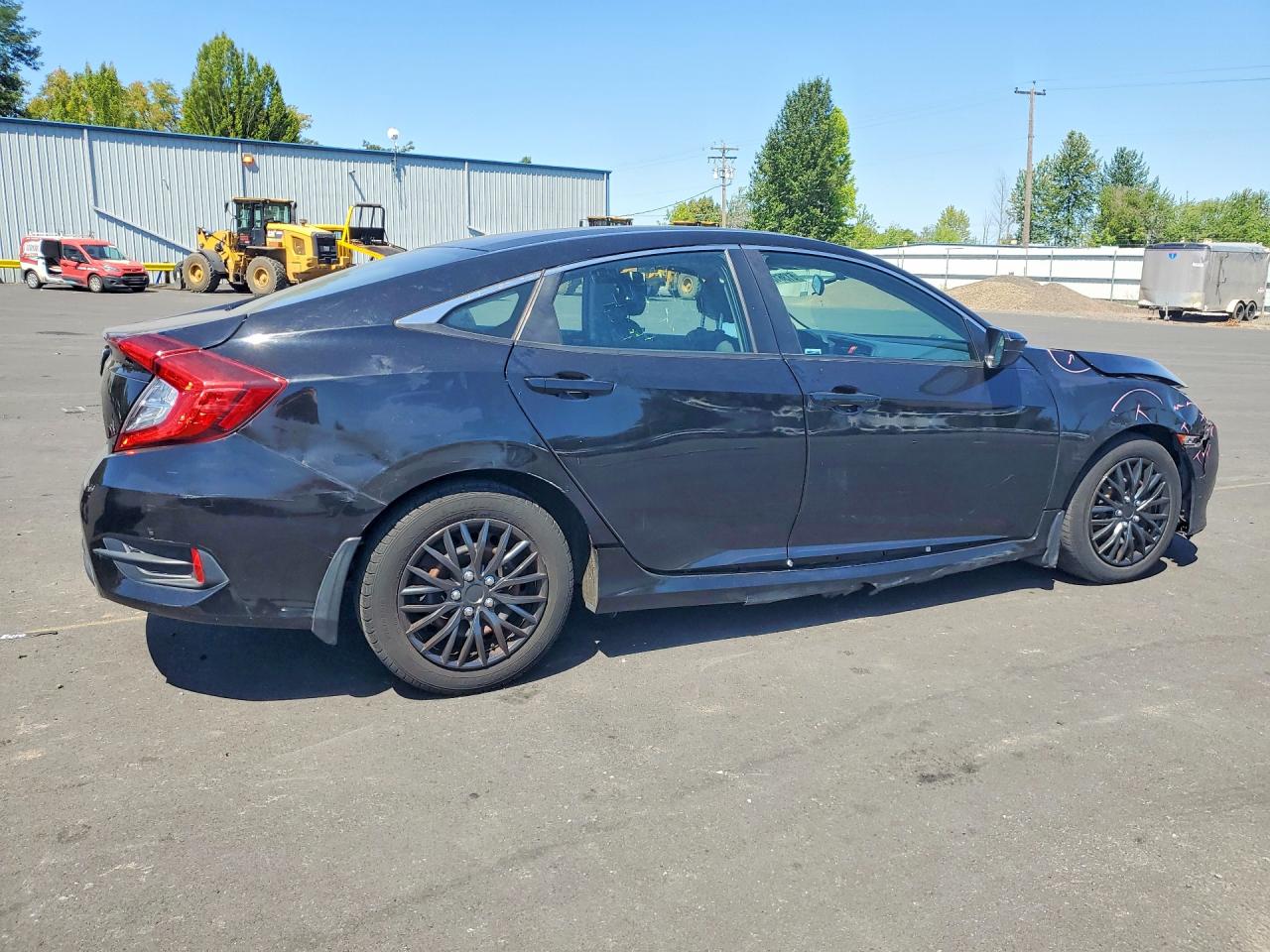 2016 Honda Civic Lx Black vin: 2HGFC2F5XGH568795
