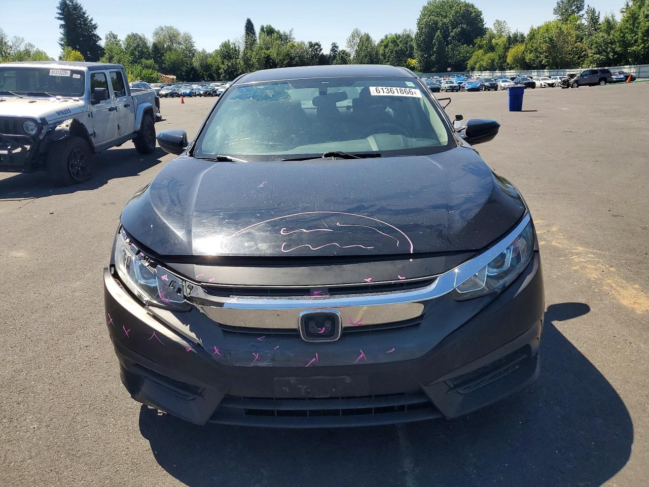 2016 Honda Civic Lx Black vin: 2HGFC2F5XGH568795