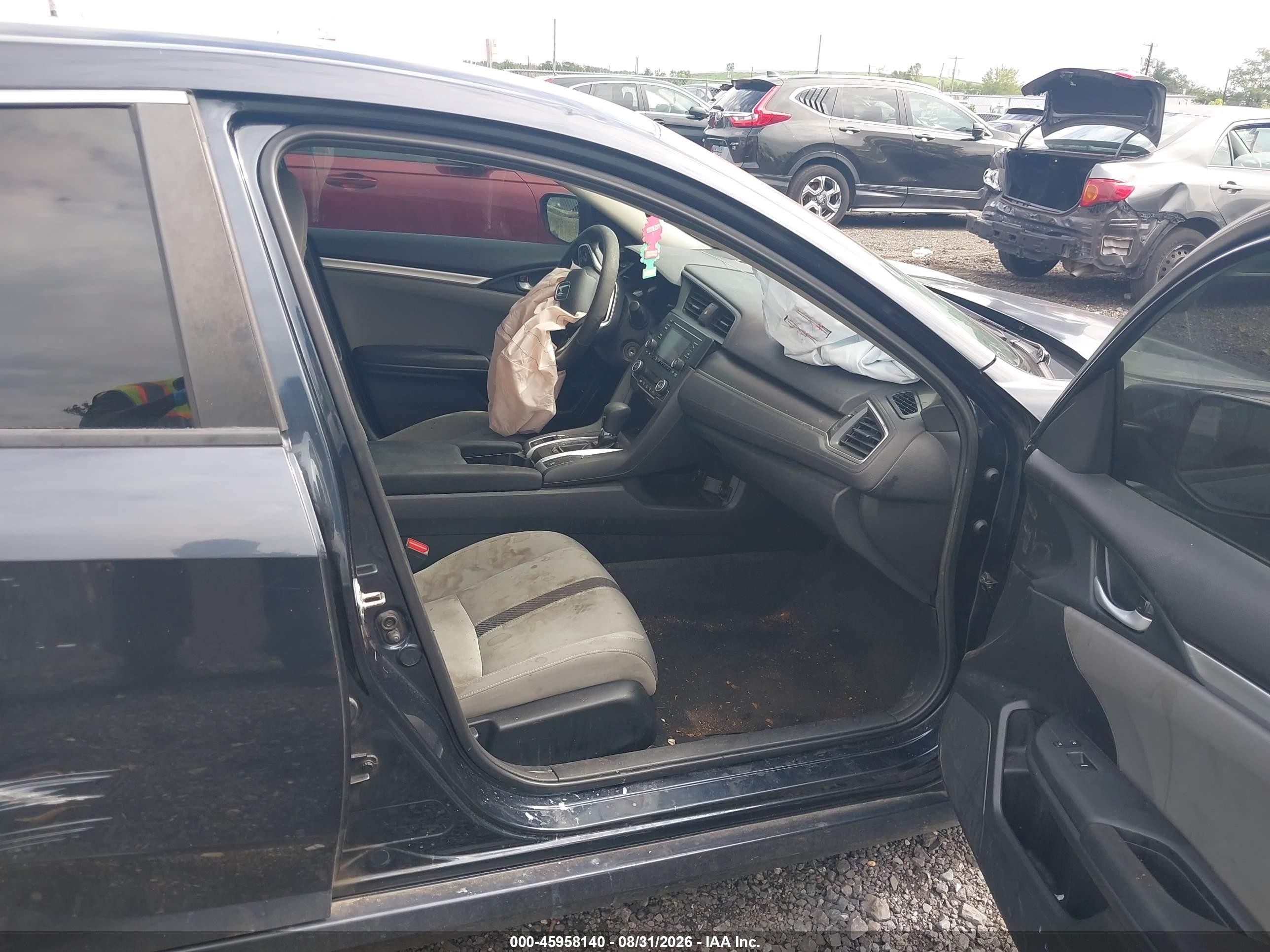 2018 Honda Civic Lx Blue vin: 2HGFC2F5XJH539062