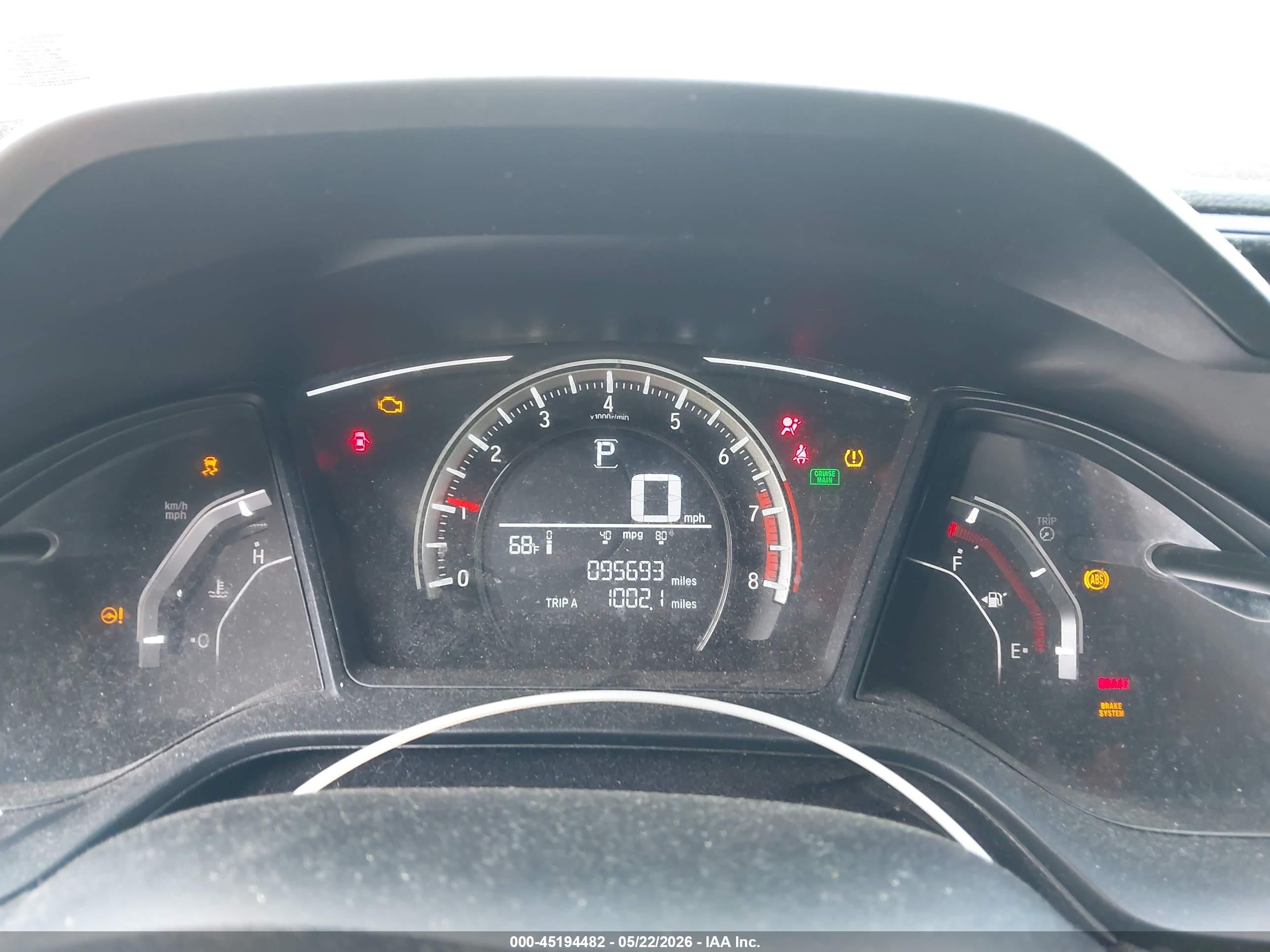 2018 Honda Civic Lx Blue vin: 2HGFC2F5XJH565371