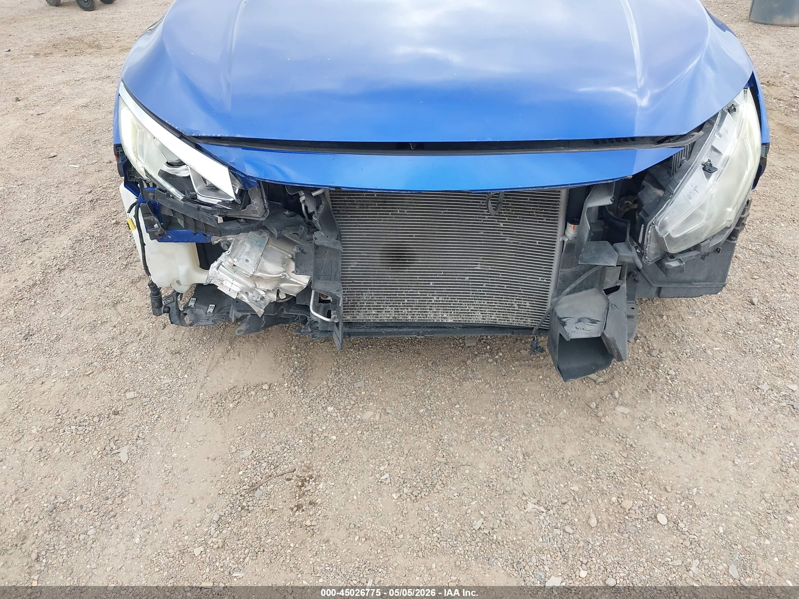 2018 Honda Civic Lx Blue vin: 2HGFC2F5XJH604041