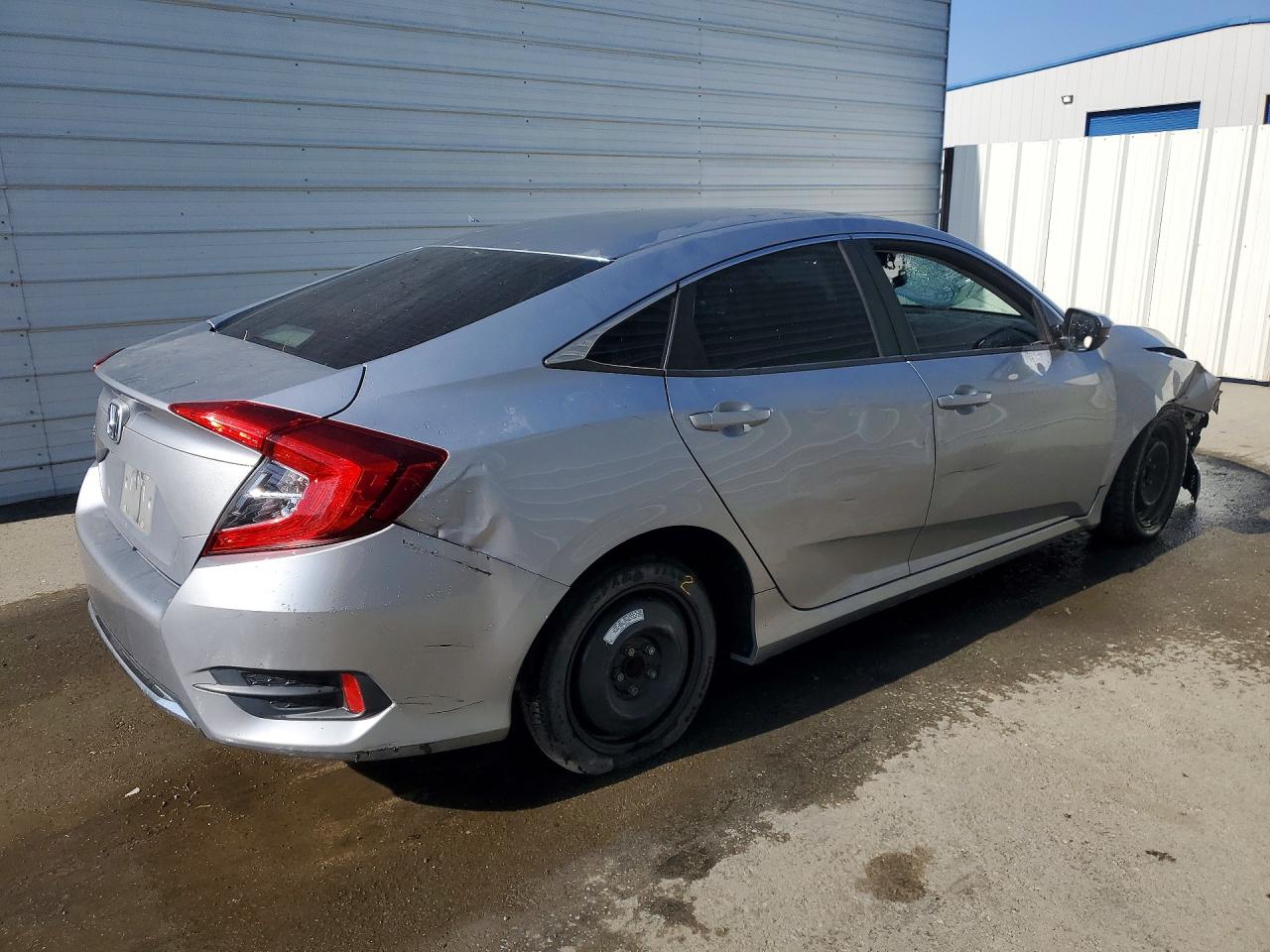 2019 Honda Civic Lx Silver vin: 2HGFC2F61KH540367