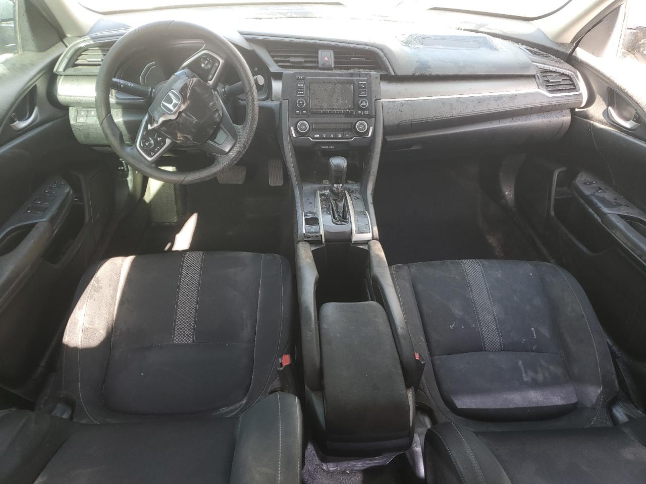 2019 Honda Civic Lx Silver vin: 2HGFC2F61KH540367 Damage: Right Front Seat Cushion, Stained, Permanent