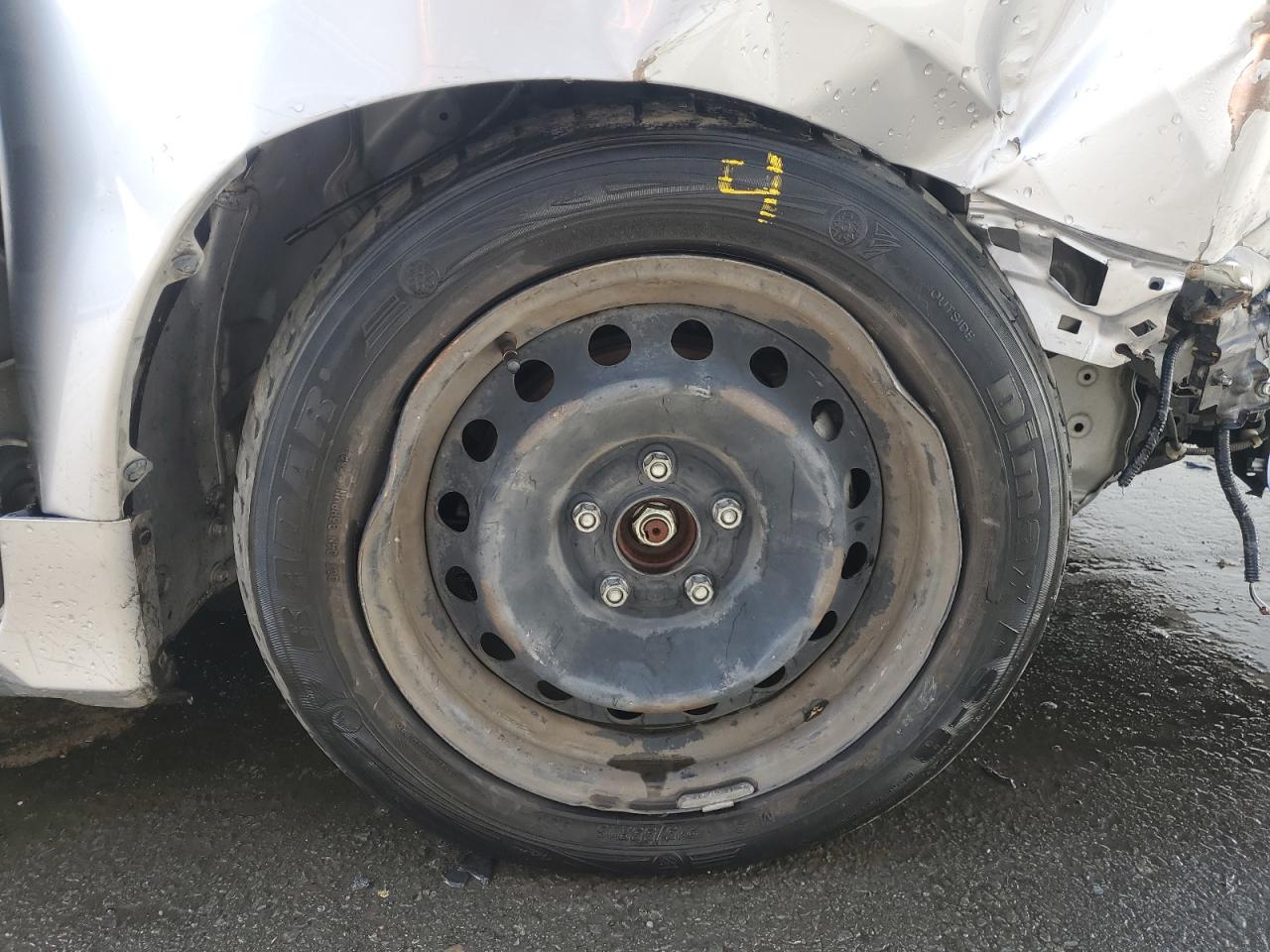 2019 Honda Civic Lx Silver vin: 2HGFC2F61KH540367 Damage: Right Front Wheel, Bent, Replacement Required