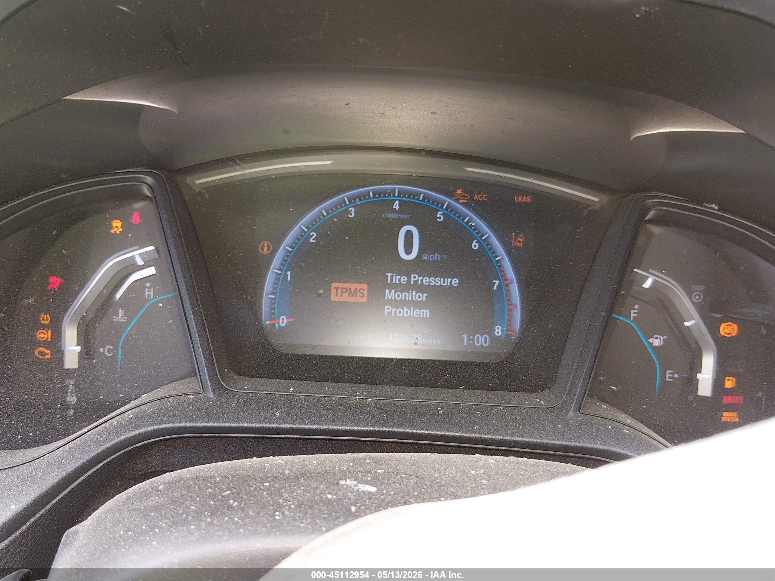 2019 Honda Civic Lx Синий vin: 2HGFC2F61KH549490