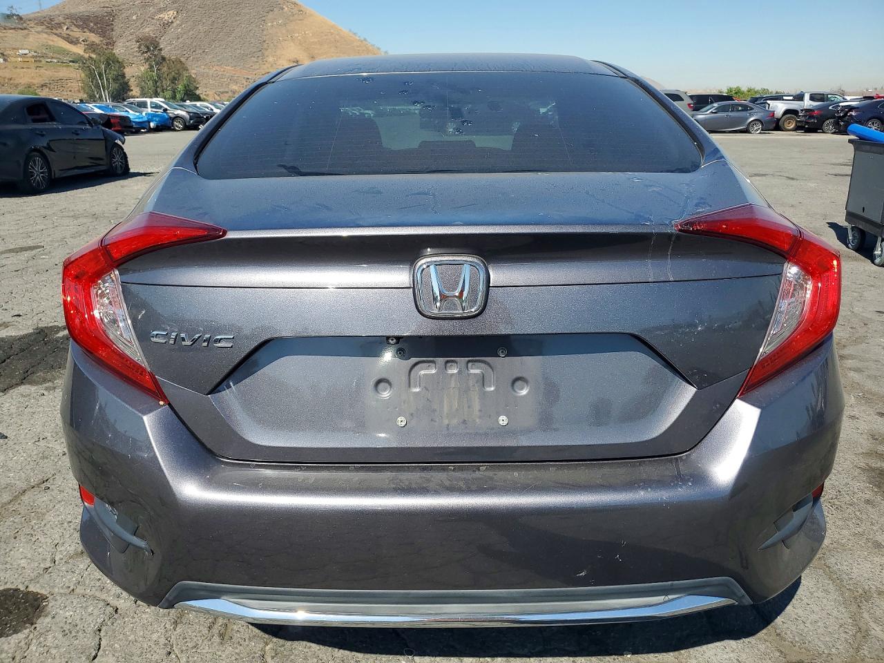 2019 Honda Civic Lx Gray vin: 2HGFC2F61KH570047