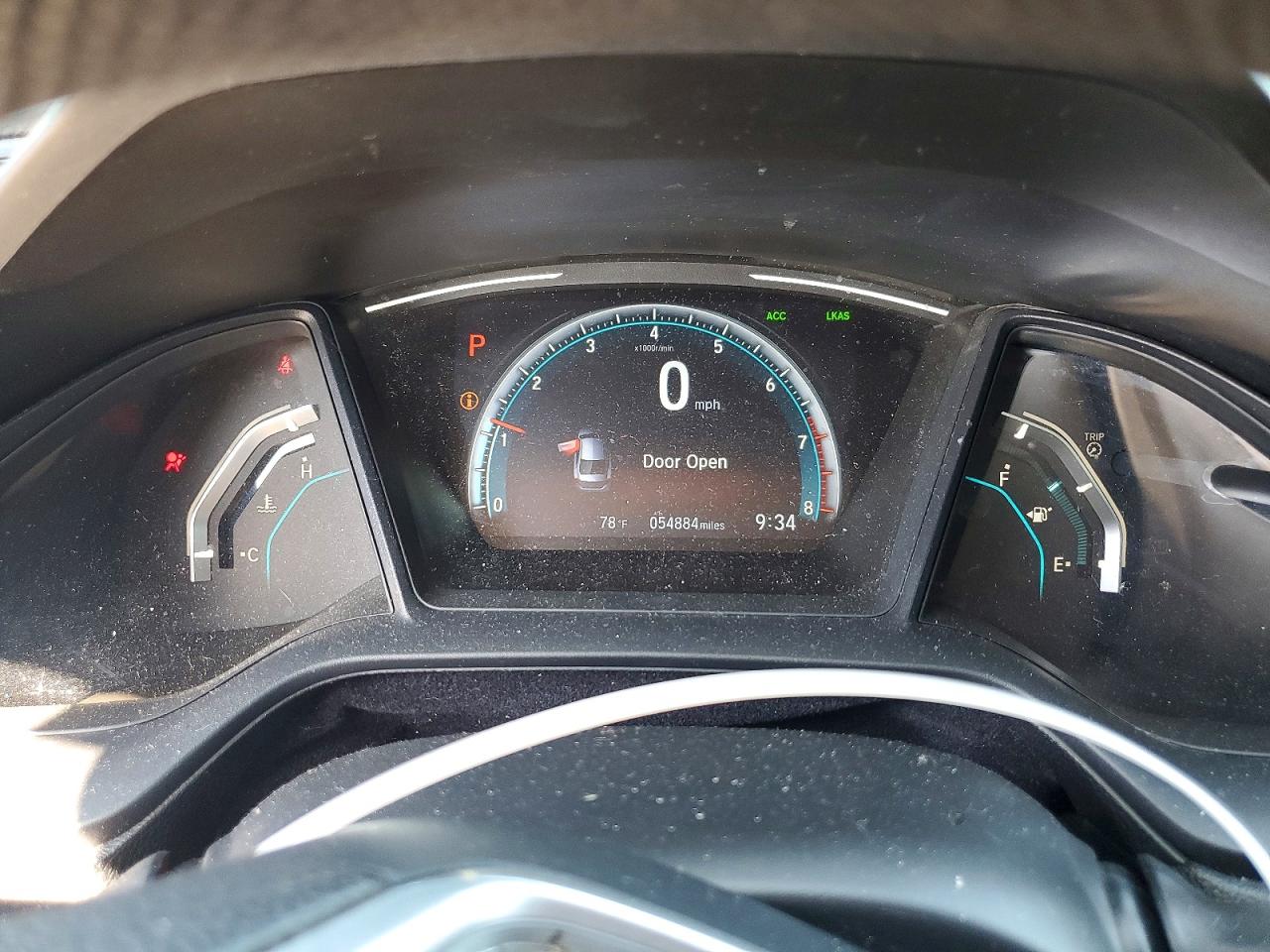 2019 Honda Civic Lx Gray vin: 2HGFC2F61KH570047