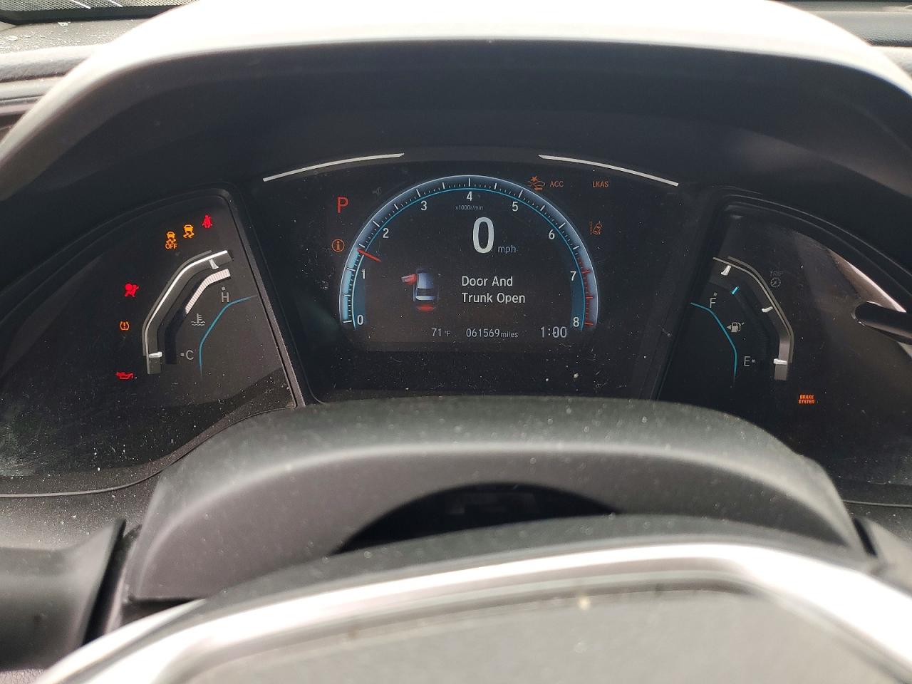 2020 Honda Civic Lx White vin: 2HGFC2F61LH500209