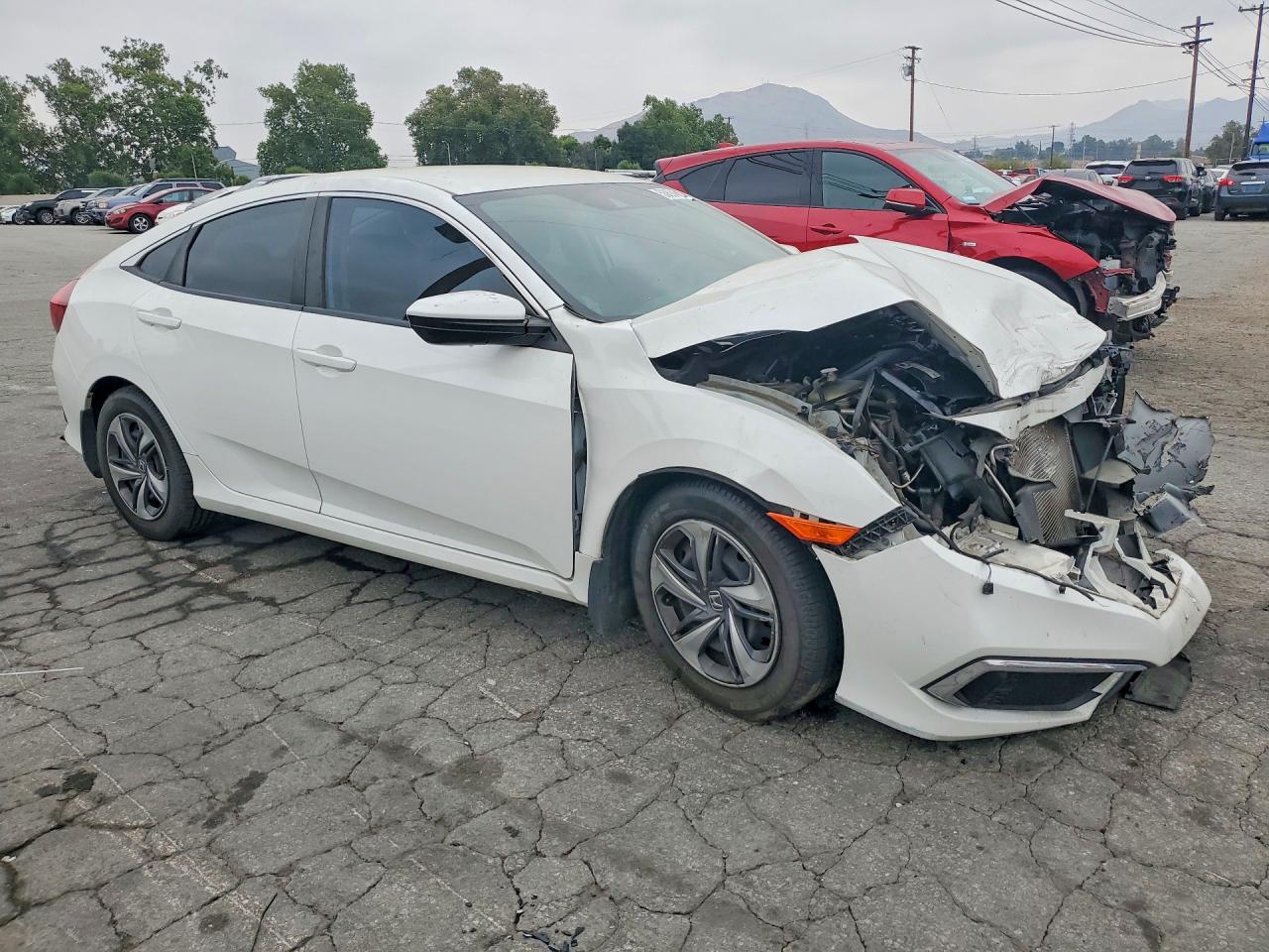 2020 Honda Civic Lx White vin: 2HGFC2F61LH500209