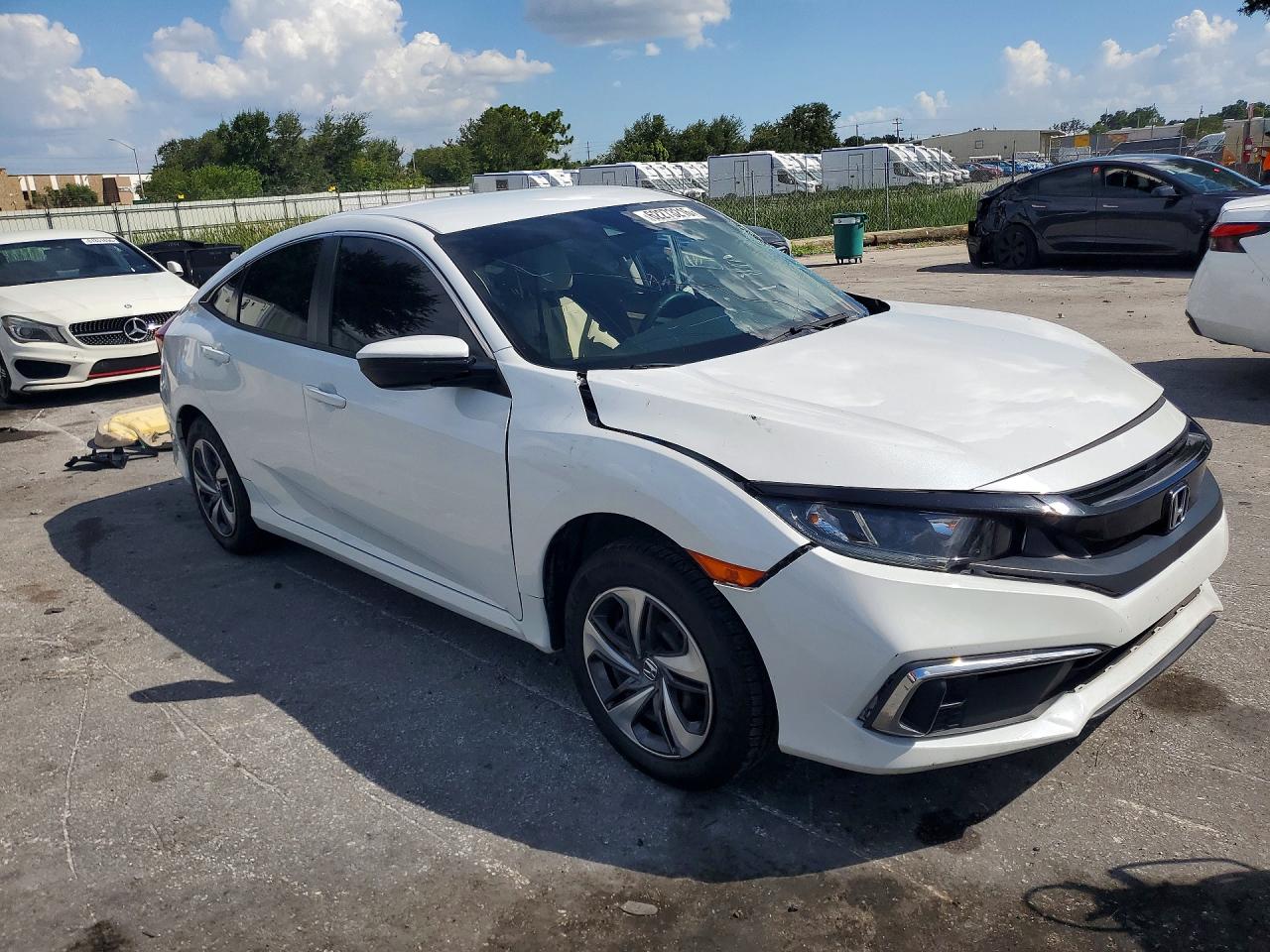 2020 Honda Civic Lx White vin: 2HGFC2F61LH523456