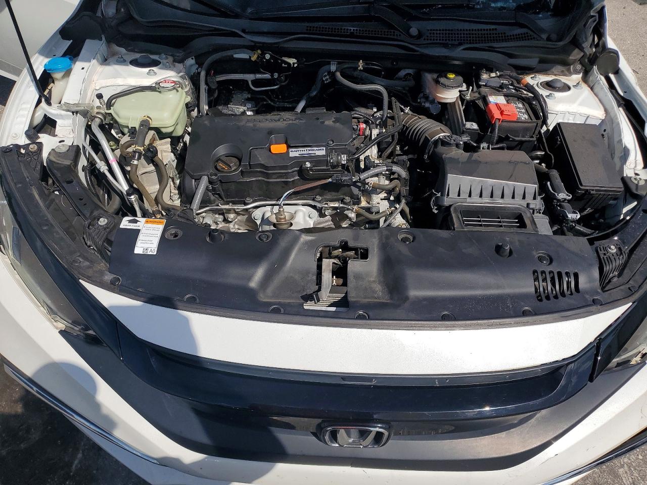 2020 Honda Civic Lx White vin: 2HGFC2F61LH523456