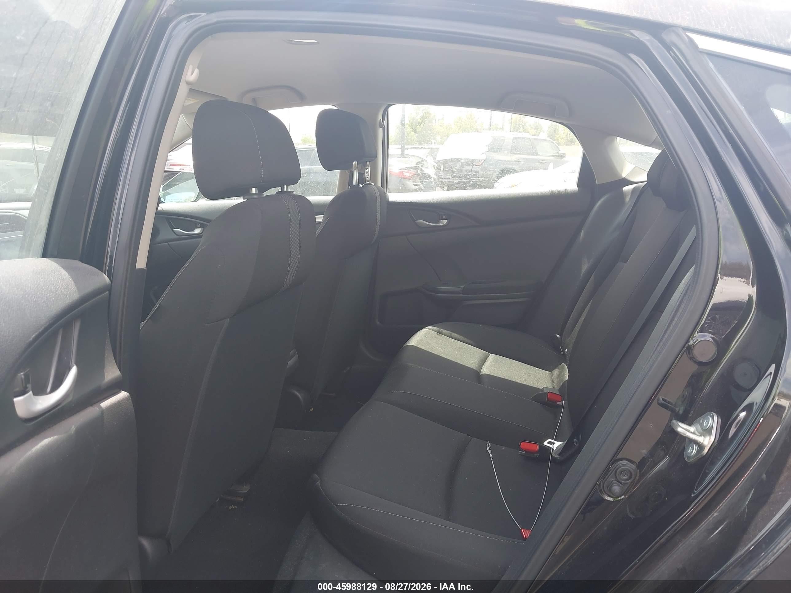 2020 Honda Civic Lx Black vin: 2HGFC2F61LH534022