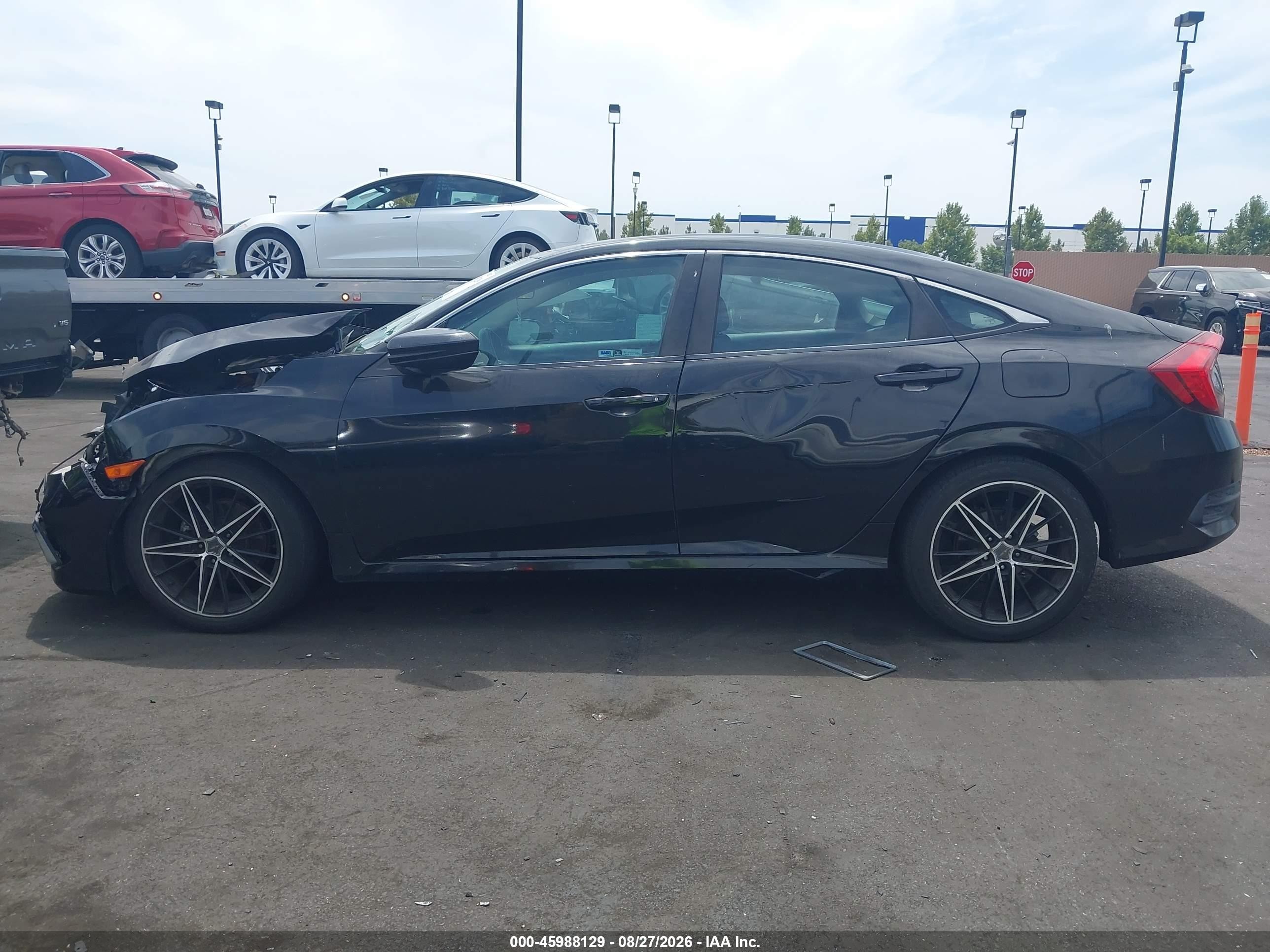 2020 Honda Civic Lx Black vin: 2HGFC2F61LH534022