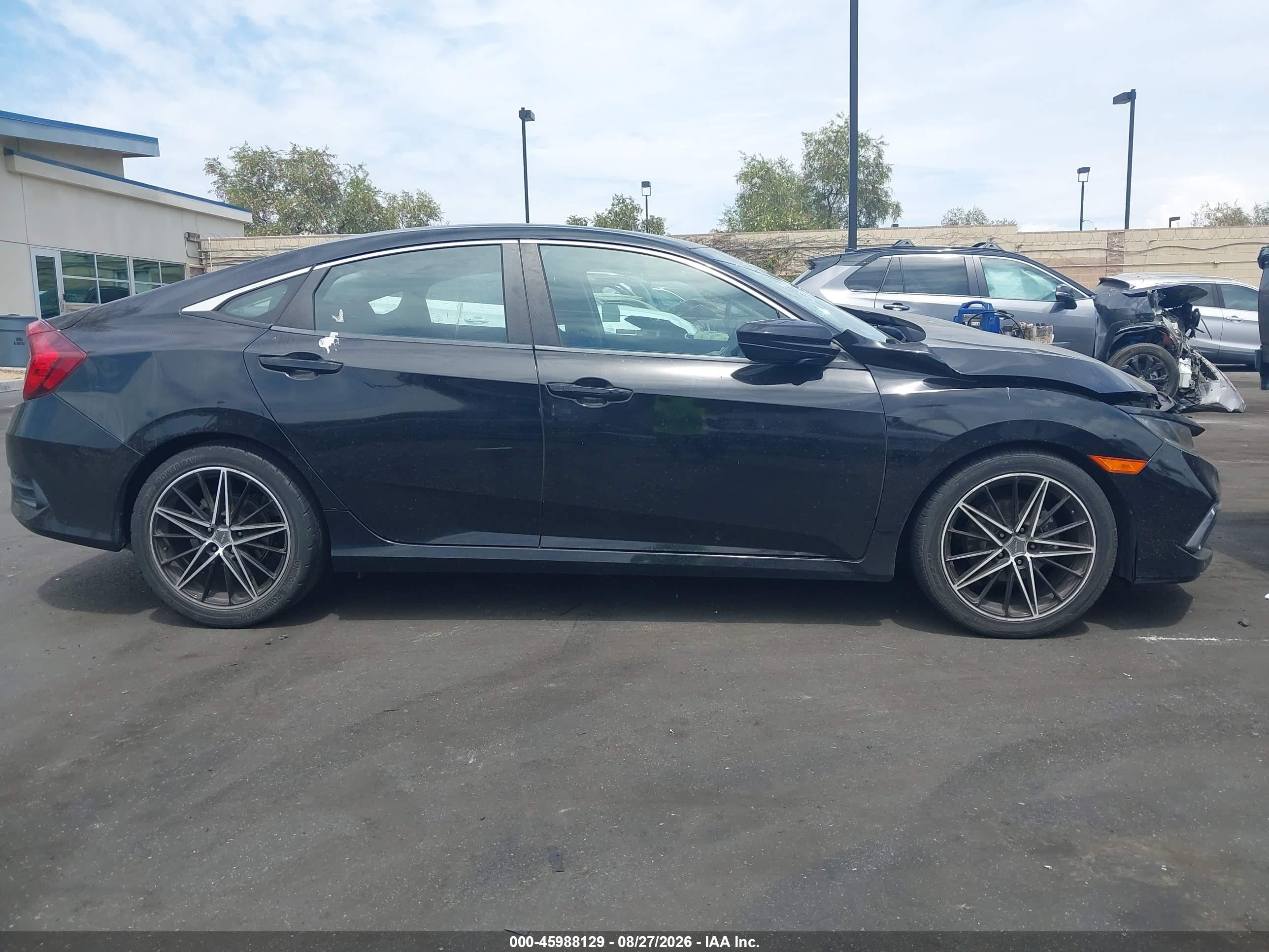 2020 Honda Civic Lx Black vin: 2HGFC2F61LH534022