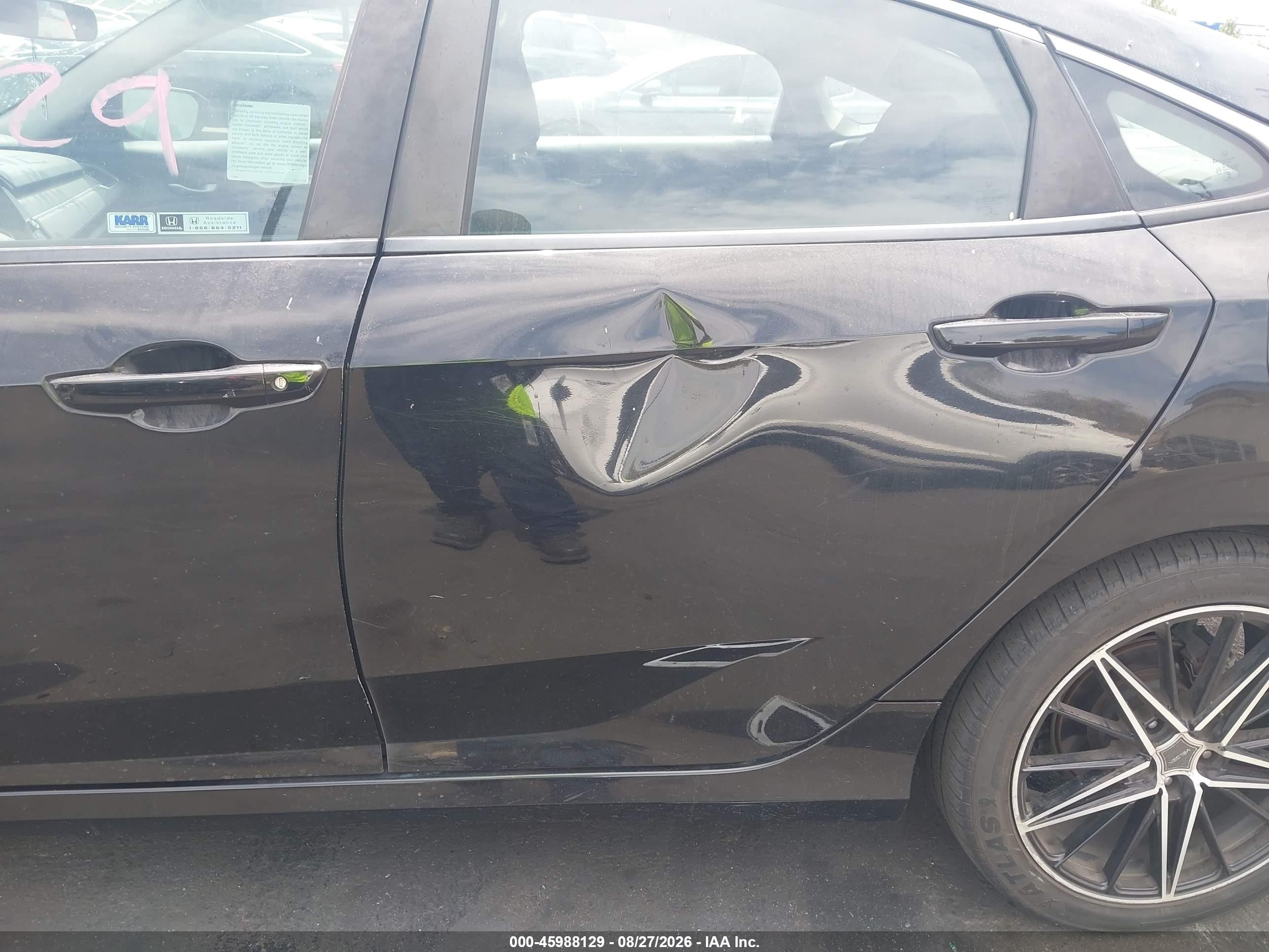 2020 Honda Civic Lx Black vin: 2HGFC2F61LH534022